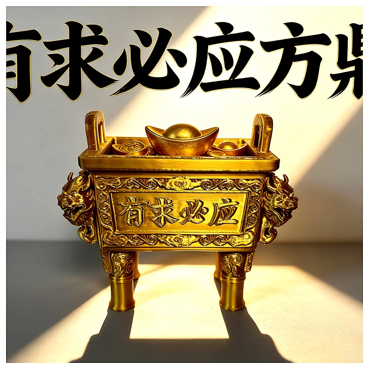 Jinma Xianshui Ding Decorative Square Footrest Storage Display Stand Home Decor Gift Creative Ornament Multi Function Enhance Taste