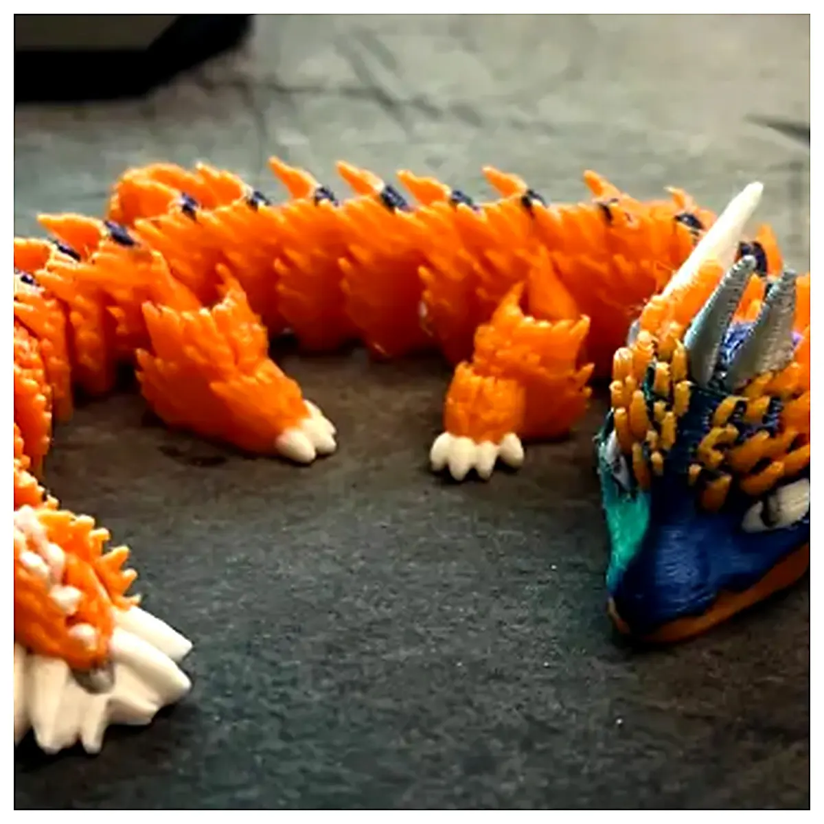 Articulated Dragon Scale Dragon Articulated Animal Skeleton Model Toys Movable Joints Collectible Dragon Figures