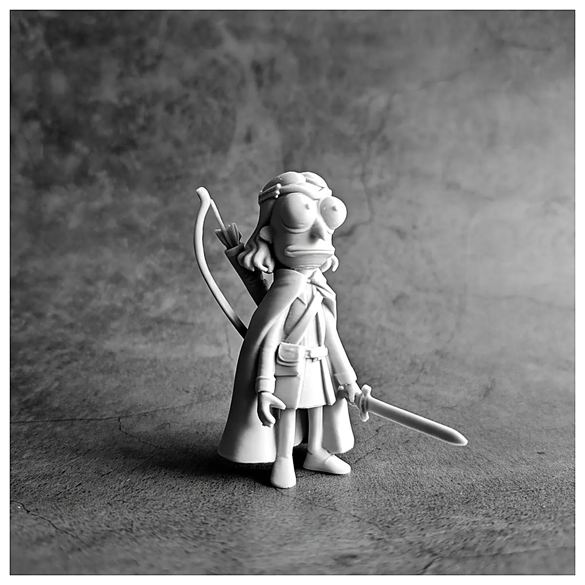 Legolas Figurine Collectible Model The Rick Cosplay Hand Statue Display Decor Toy Figure Collection