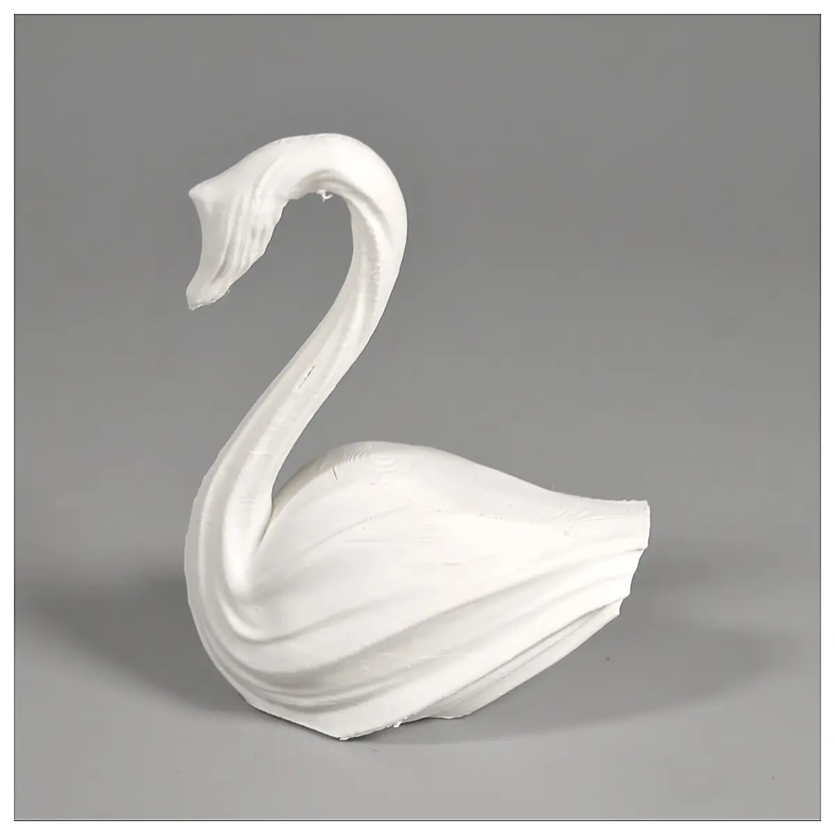 Swan Figurine Ornament Ceramic Little Duck Decoration Desktop Display Home Decorative Bird Figurine Tabletop Ornament