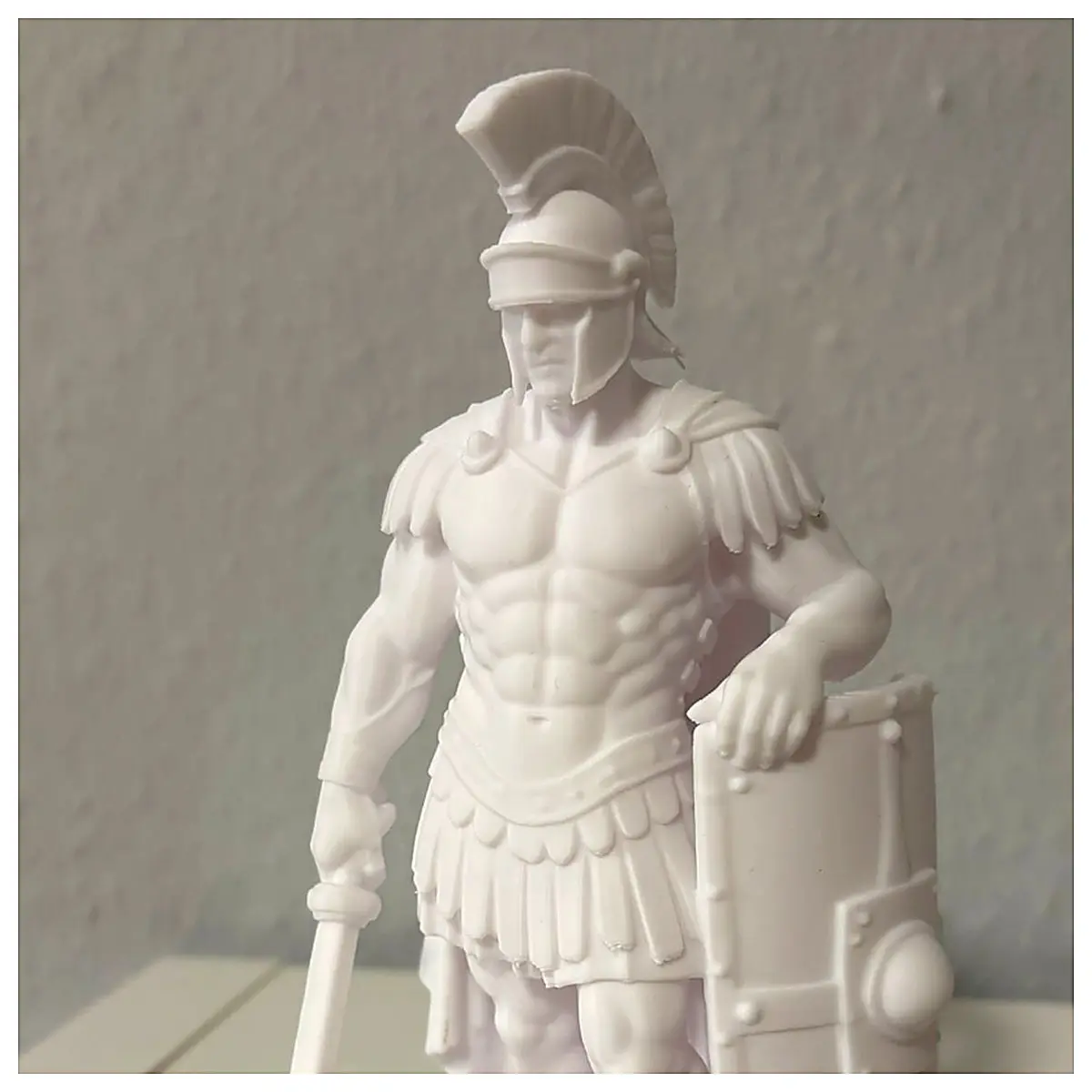 Ancient Statue Figurine Model Decoration Soldier Hero Collection Desktop Display Scene Setting War Memorial