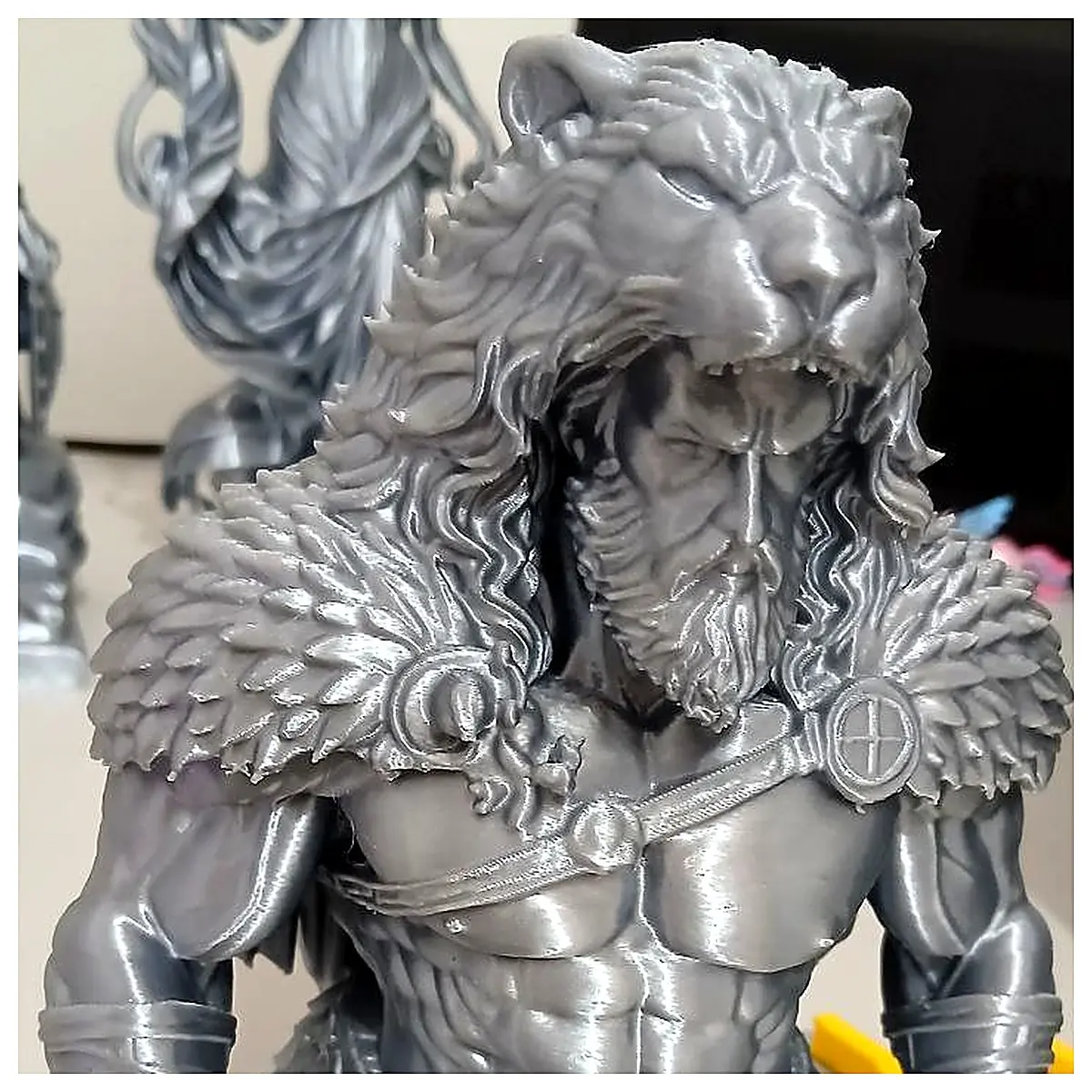 3D Statue Figurine Greek Mythology Hero Model Home Decor Art Sculpture Collection