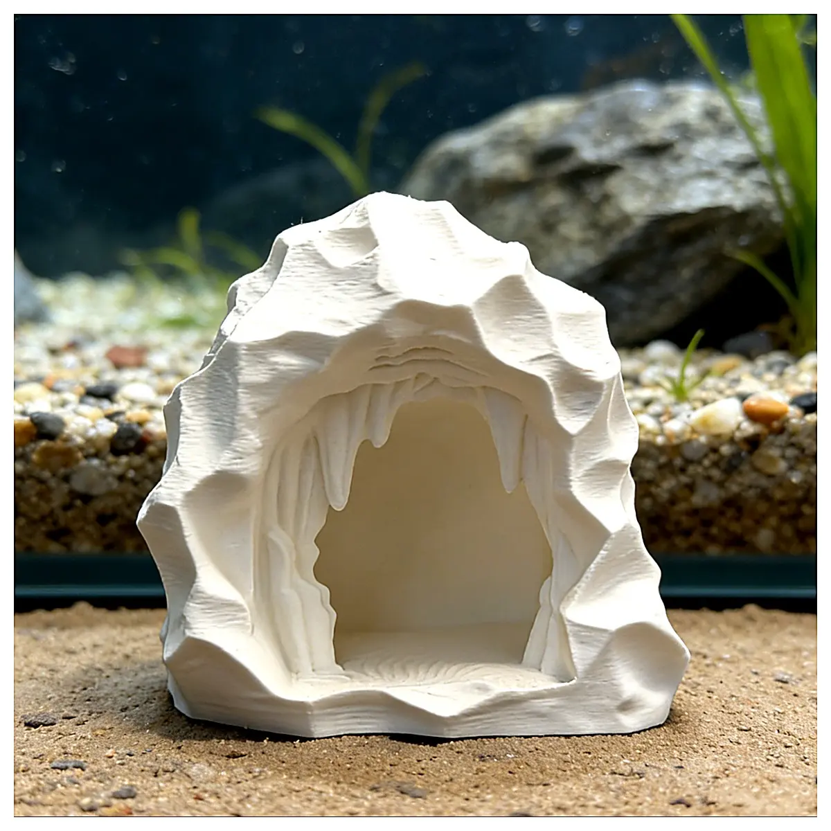 Aquarium Rock Cave Decoration Small Fish Hideout Aquarium Landscape Aquarium Background Aquarium Build Aquarium Water Feature