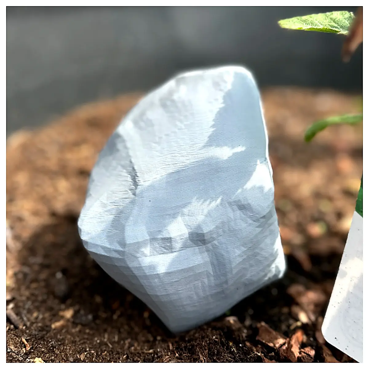 Self Watering Stone Pot Lazy Plant Decor Indoor Succulent Planter Desktop Greenery Easy Plant Care Gift