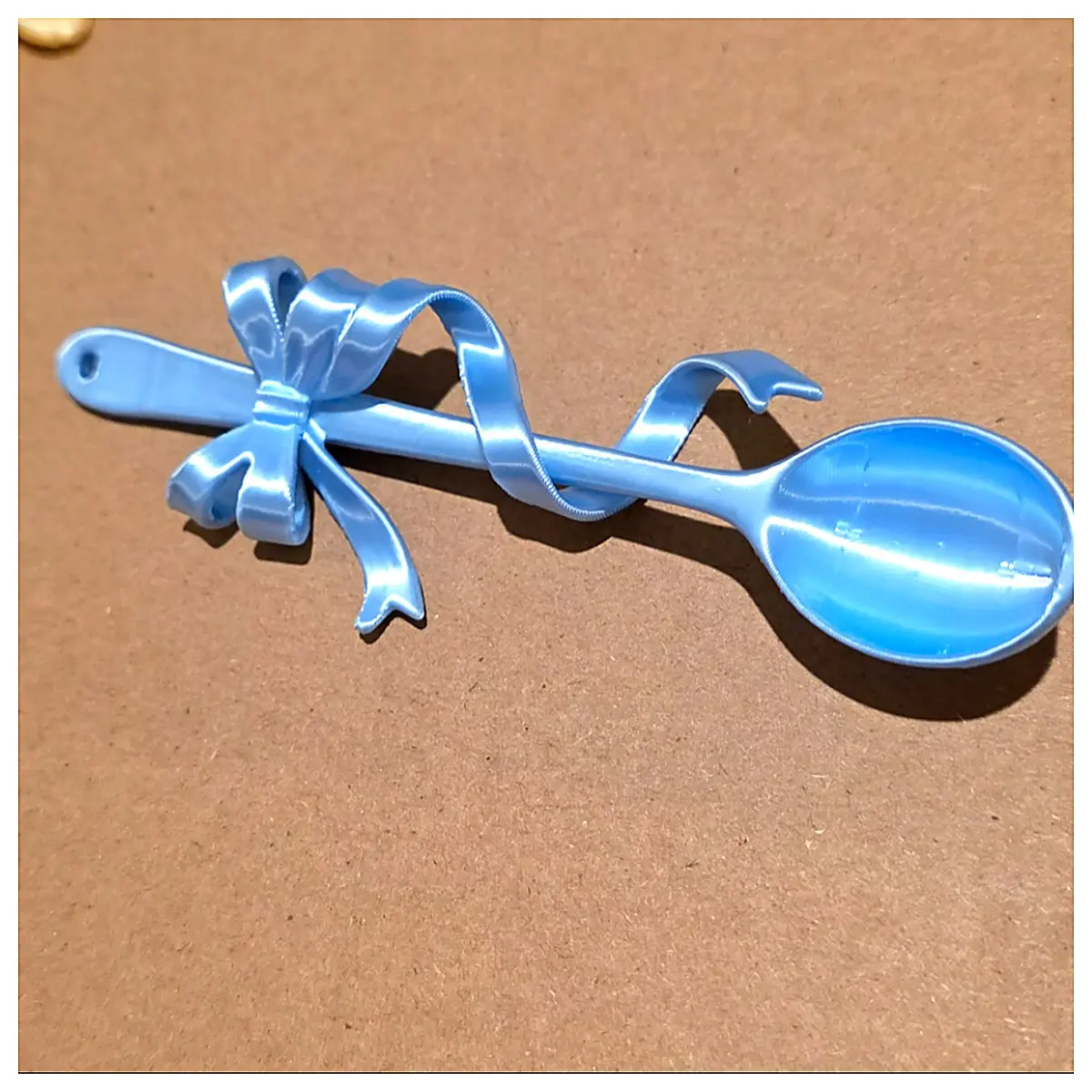 Bow Small Spoon Feeding Spoon Baby Spoon Silicone Spoon Infant Utensil Baby Supplies