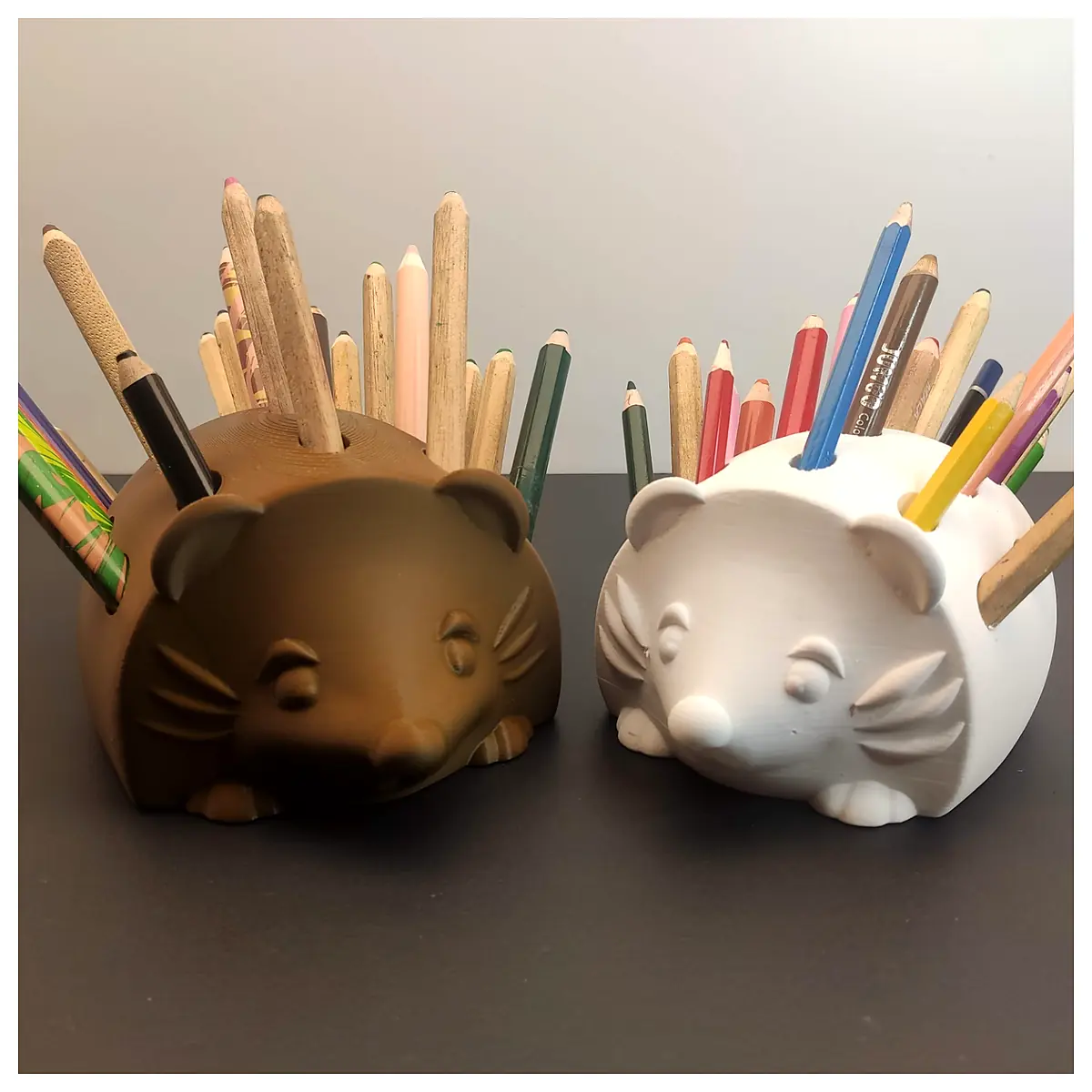 ful Crayon Hedgehog Toy Art Supplies Drawing Tools Creative Crafting Hedgehog Accessories