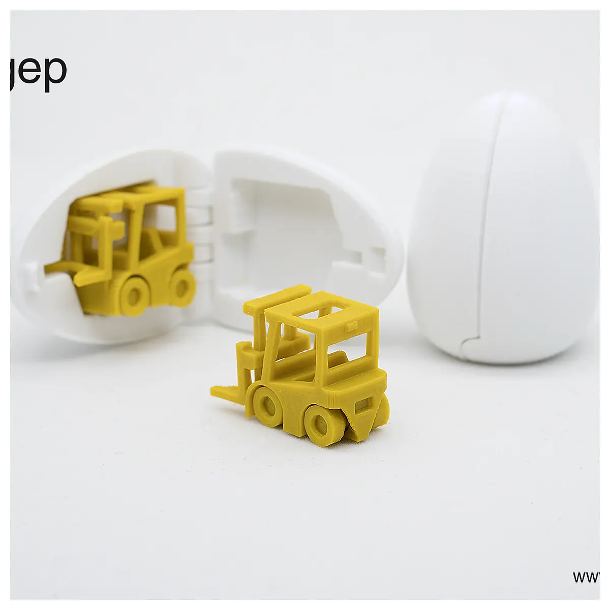 Surprise Egg 2 Tiny Forklift Toy Unboxing Toy Puzzle Toy Gift Kids Surprise Toy