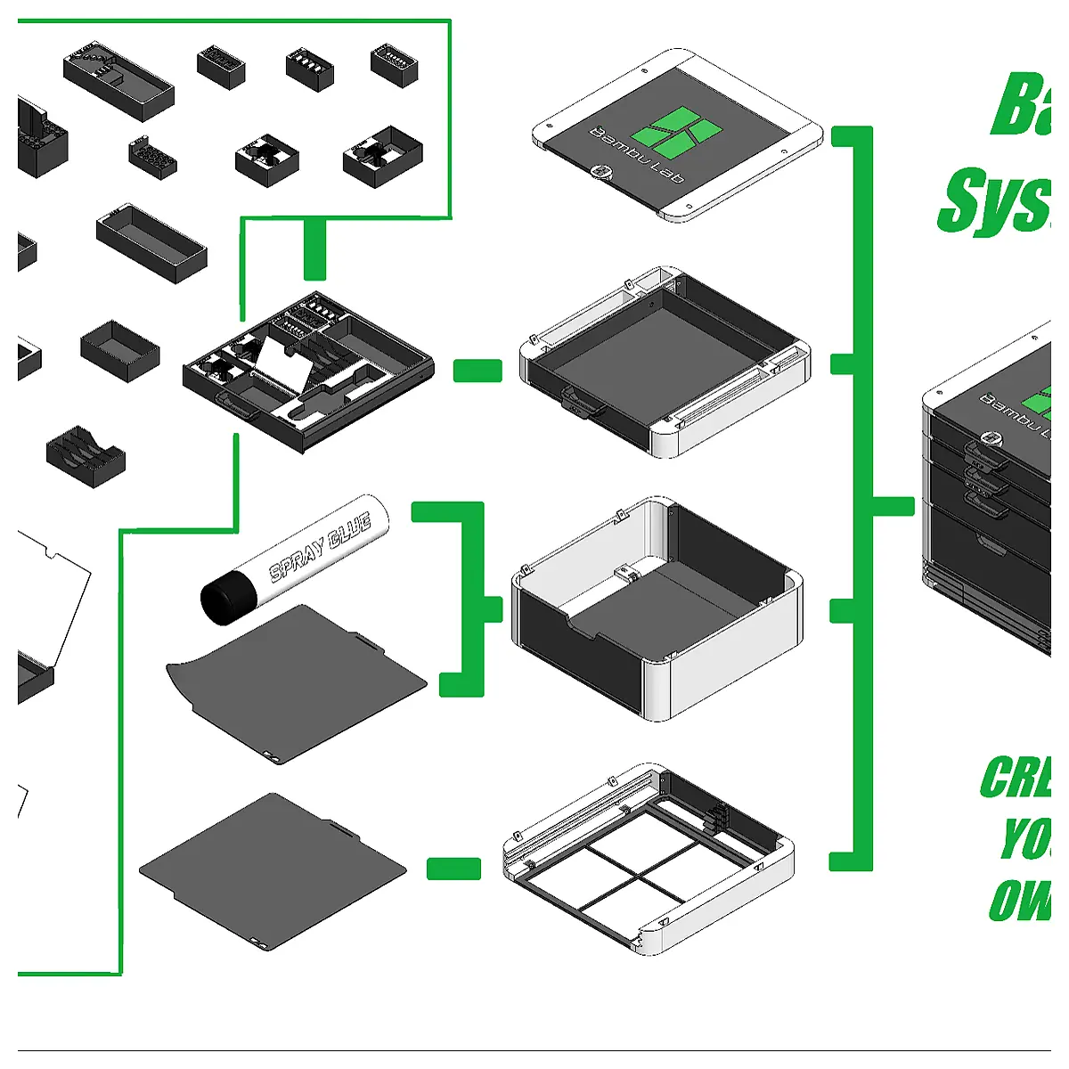 Drawer Module 30 Organizer Storage Box Multi Purpose Compartments Storage Solutions Drawer Organization