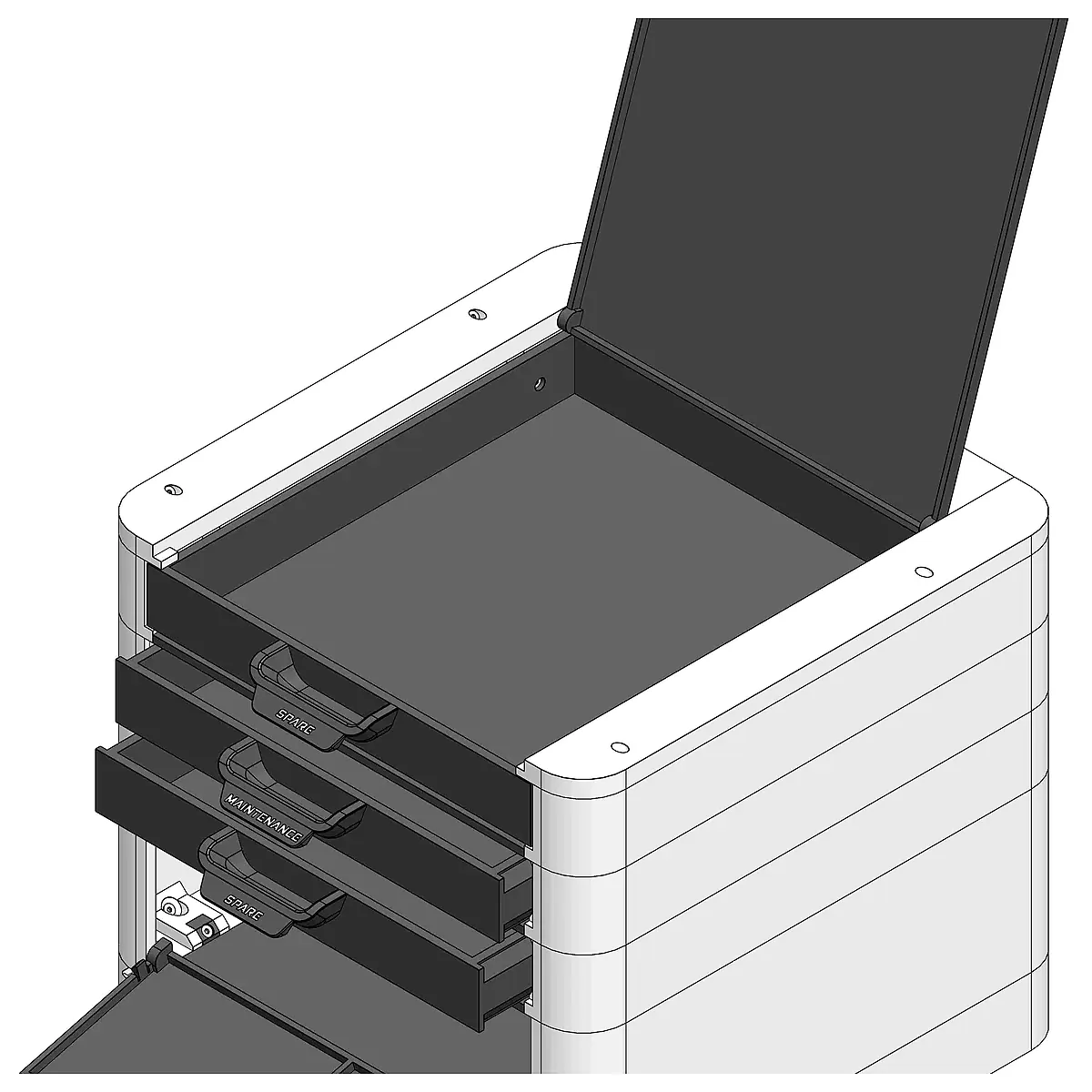 Drawer Module 30 Organizer Storage Box Multi Purpose Compartments Storage Solutions Drawer Organization