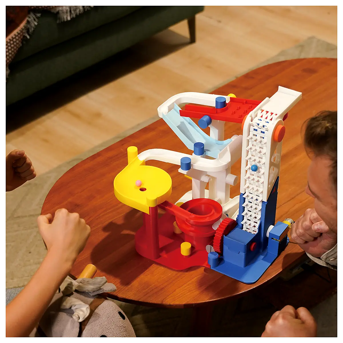 Marble Run Toy Building Tracks Puzzles Kids Toys Track Racing Set Marble Tracks