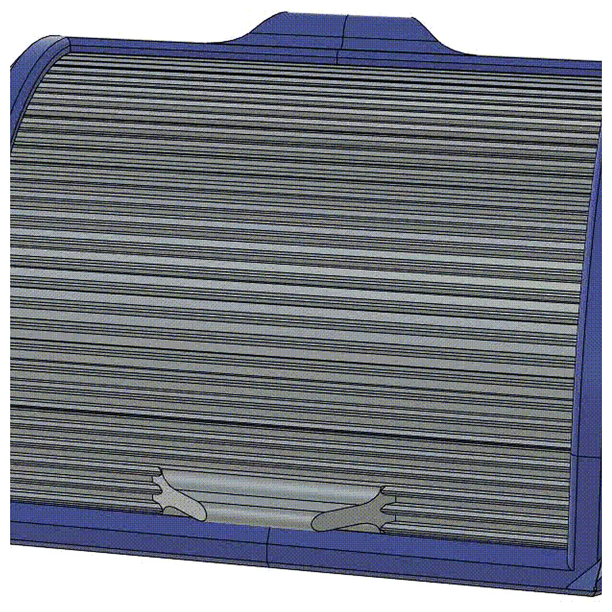 Roll Top Storage Box Parts Repair Storage Solutions Organization Supplies Storage Containers