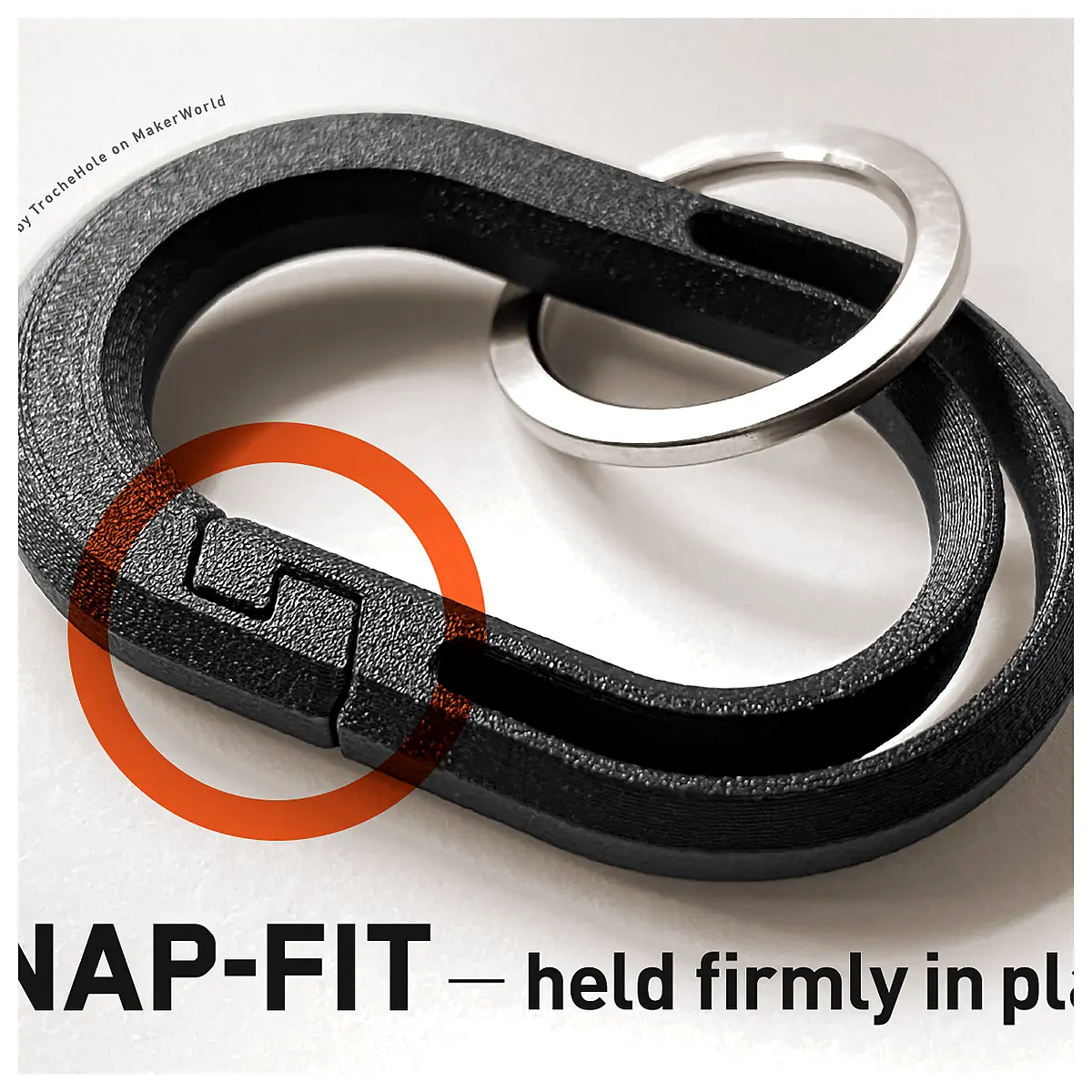 Carabiner Clip 7 s Universal Keyring Hook Accessory Auto Parts Repair Parts Replacement