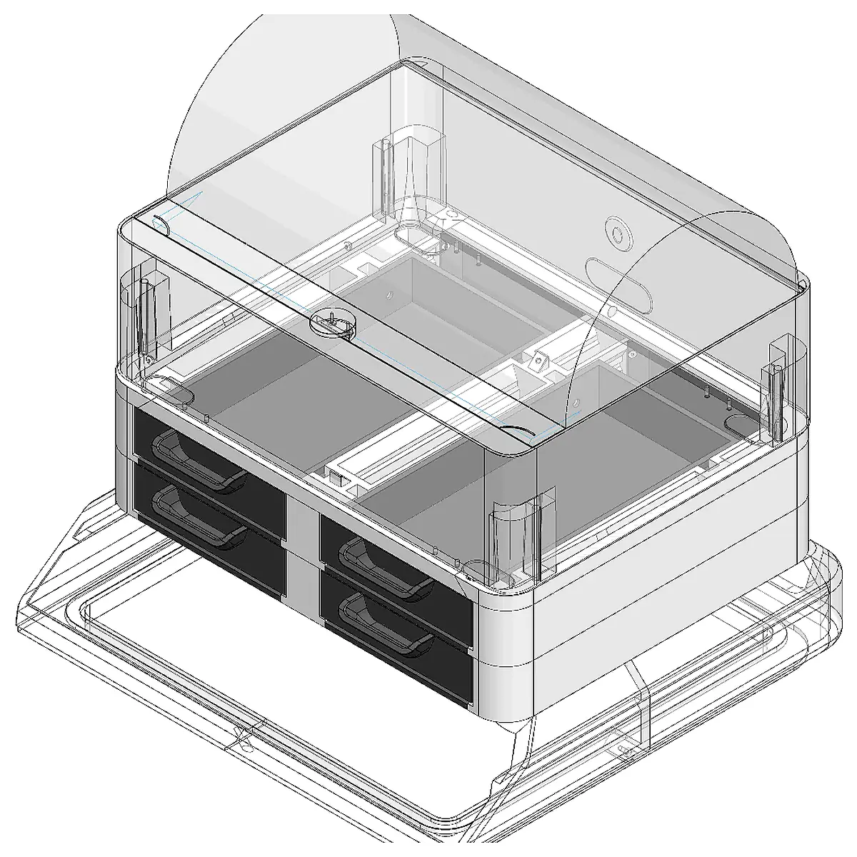 Drawer Organizer Module 30 Storage Solutions Multi Drawer Storage Box Organizer