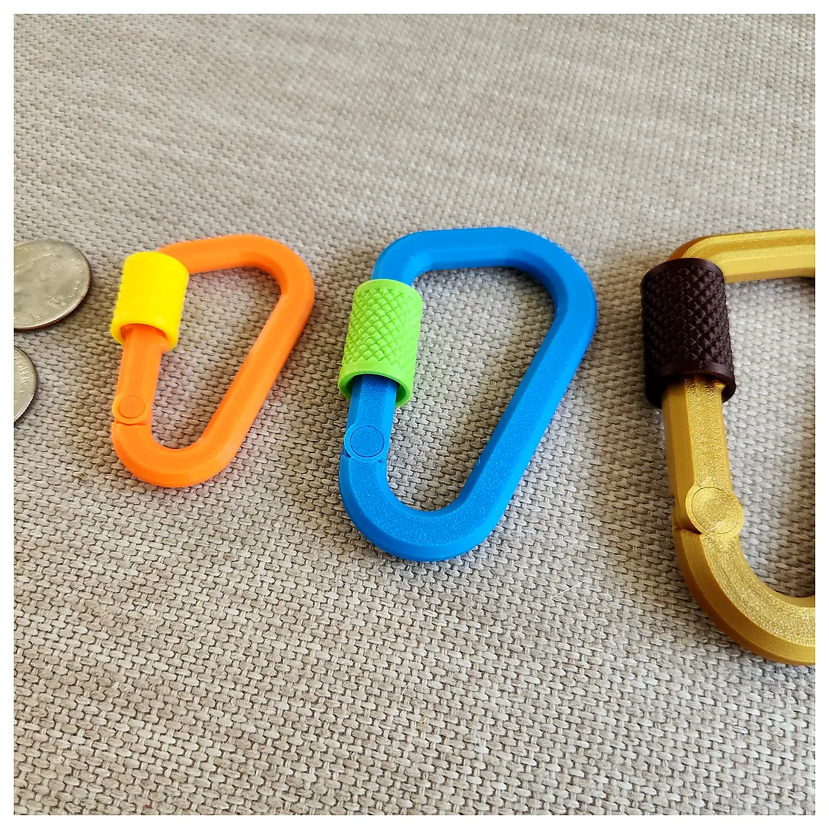Single Locking Carabiner Multi Use Clip Climbing Gear Hardware Parts Repair Accessories