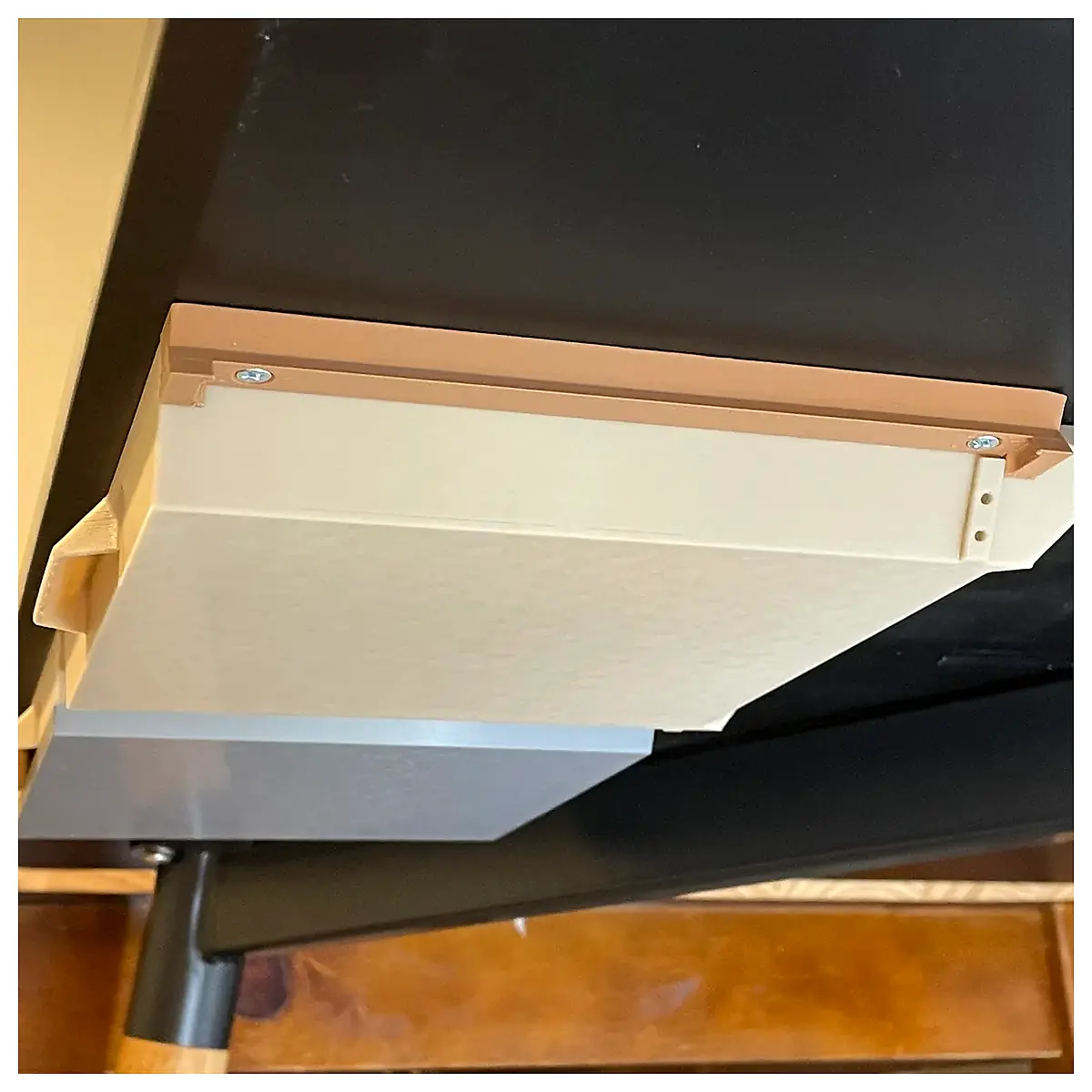 Adjustable Under Desk Drawer 2 Tier Storage Drawers Organizer Office Desk Storage Parts Repair