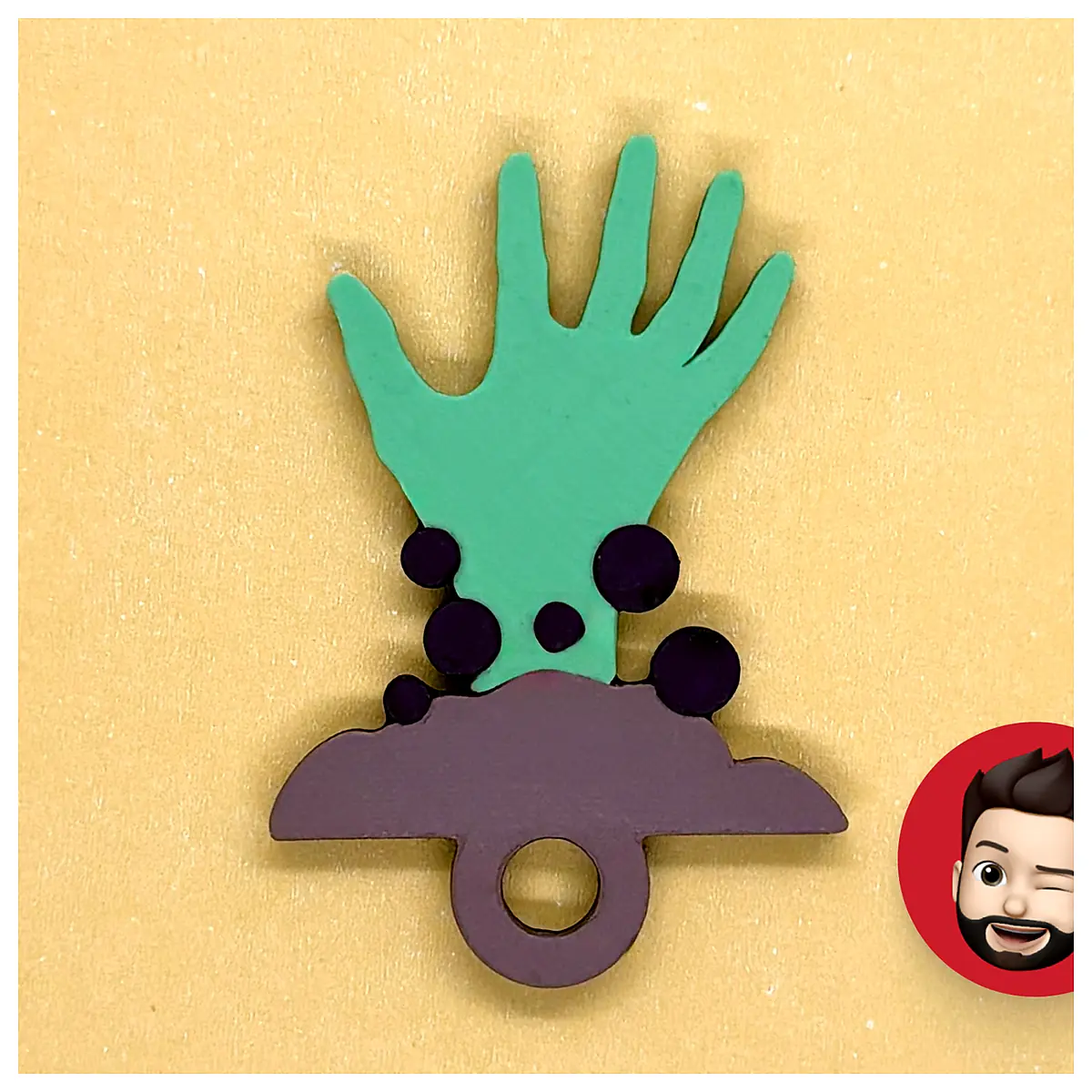 Halloween Zombie Hand Keychain Horror Prop Zombie Toy Hand Accessory Figure Model