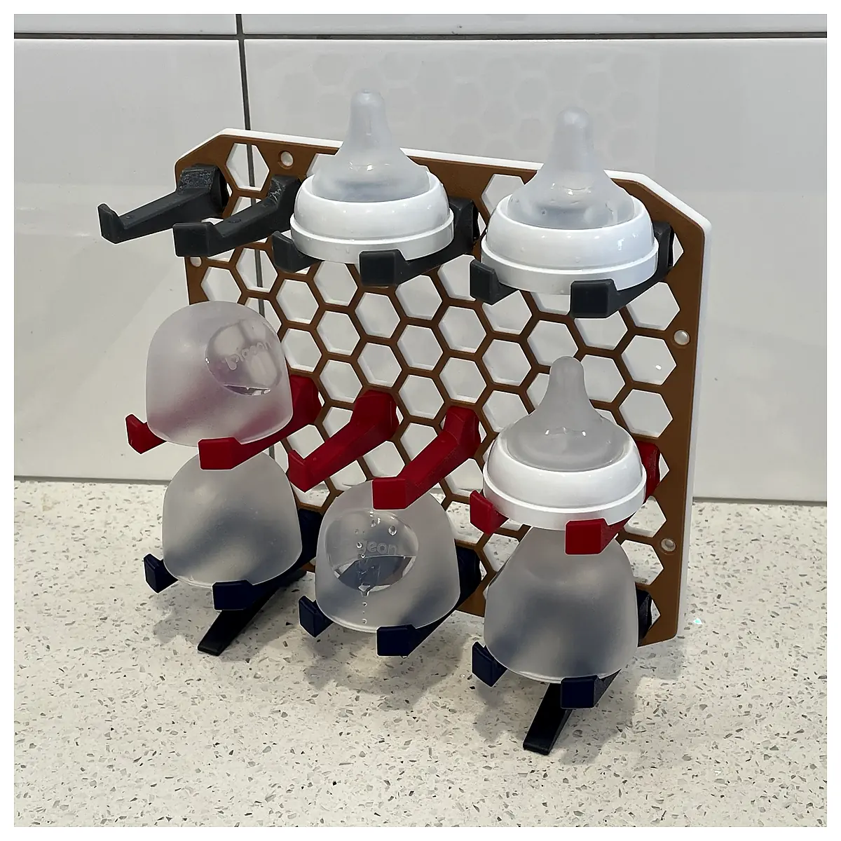 Wall Hooks No Screws Honeycomb Storage Strong Hooks Single Piece No Supports HSW Hanging Fixation