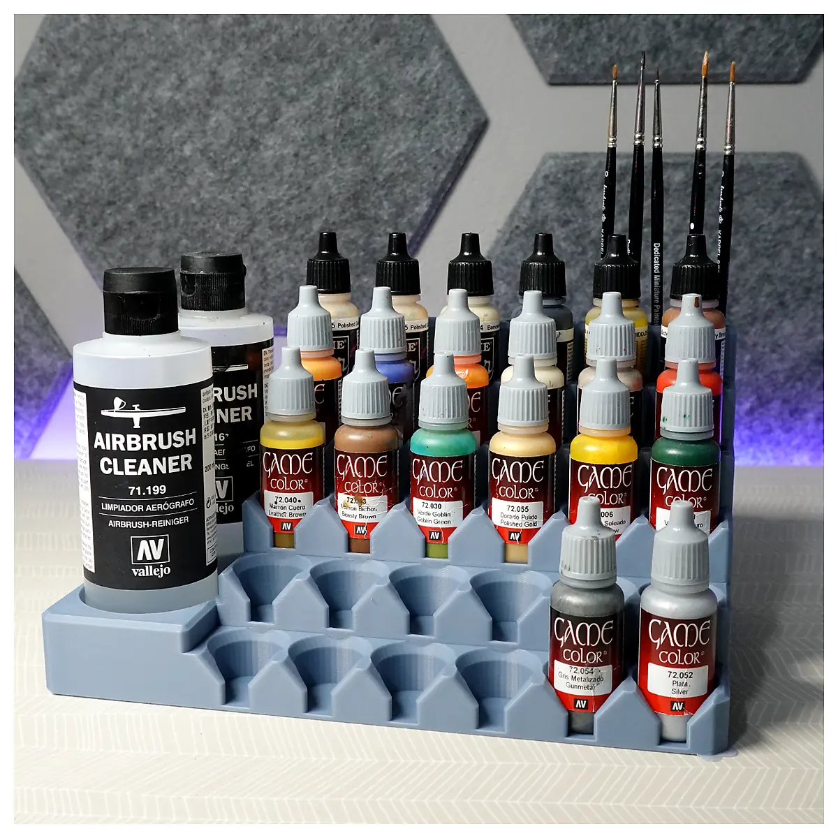 Paint Rack Organizer 17ml Bottles Spray Paint Can Holder Automotive Painting Supplies Spraying Rack