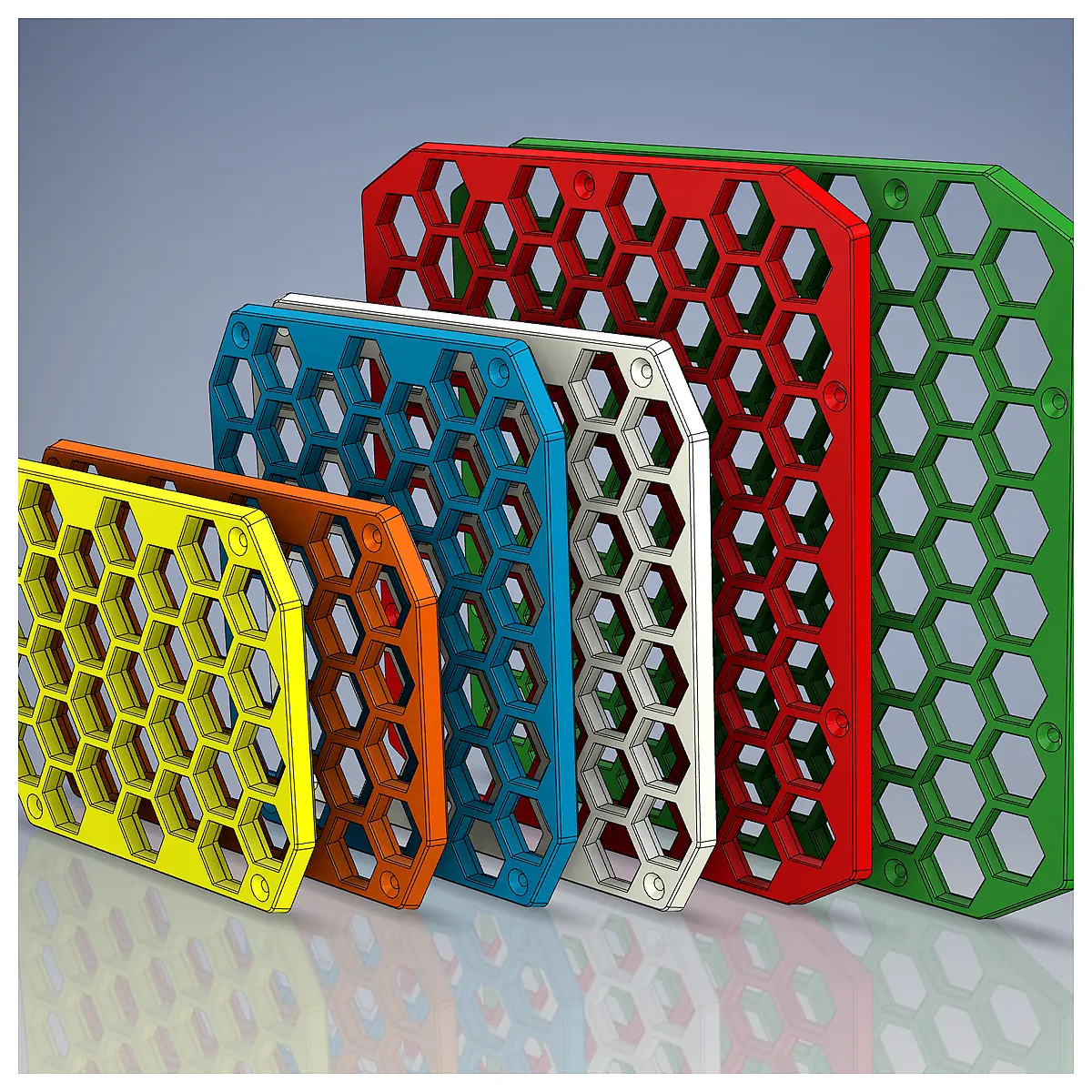 Honeycomb Wall Panels Storage Wall System Universal Wall Panels Fastening Points Integrated Frame Storage Solutions