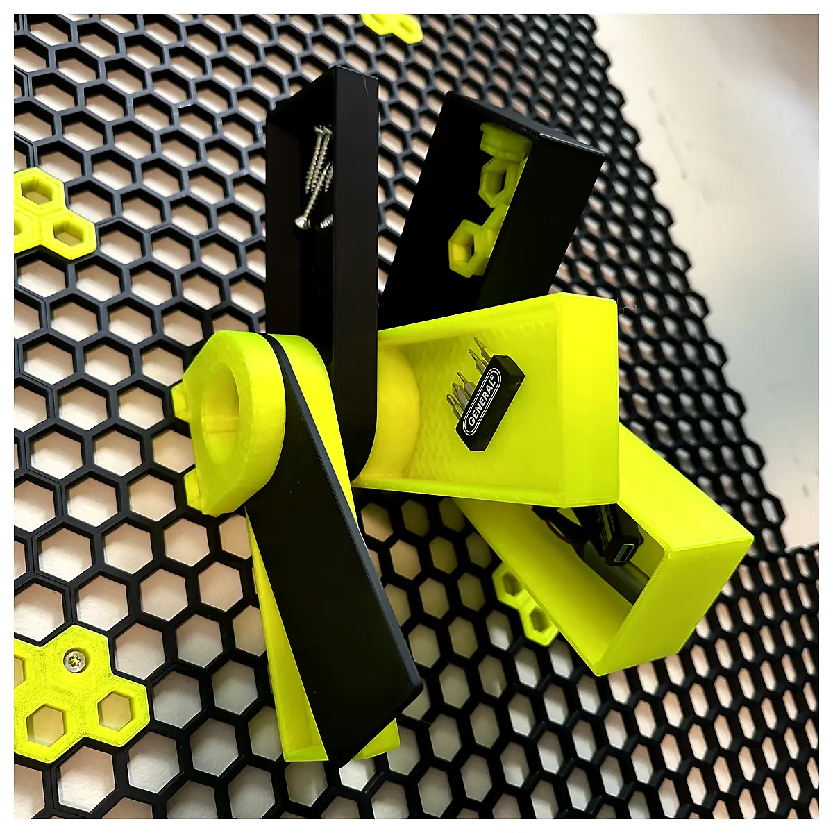 Honeycomb Storage Trays Universal Wall Mounting System Hive Accessories Replacement Parts Beehive Components