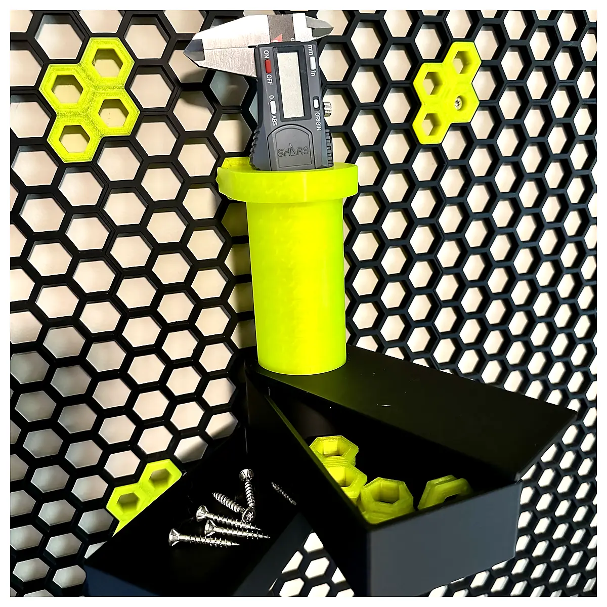 Honeycomb Storage Trays Universal Wall Mounting System Hive Accessories Replacement Parts Beehive Components