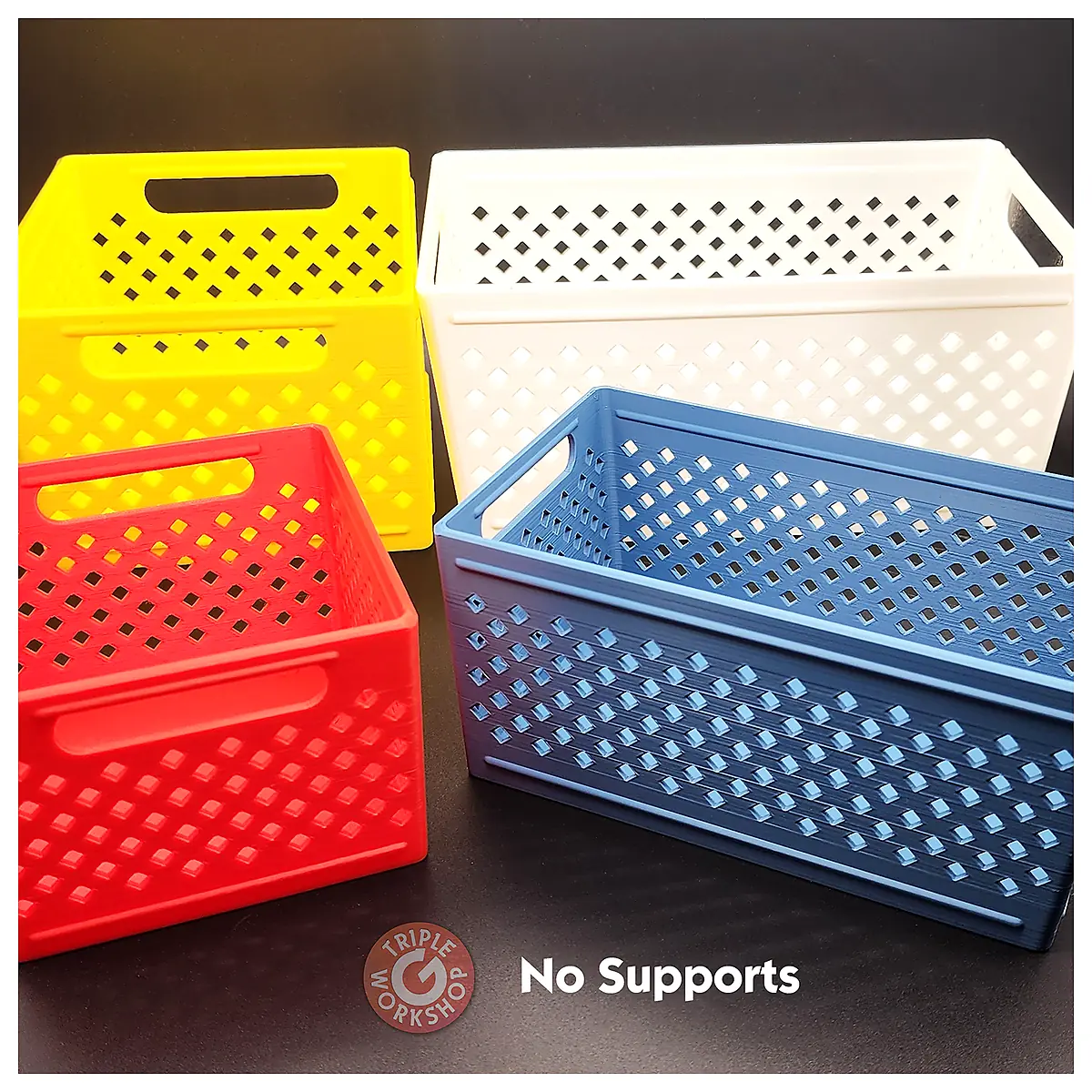 Woven Organizer Baskets with Handles No Supports Storage Bins Utility Baskets Versatile Containers Item Organization