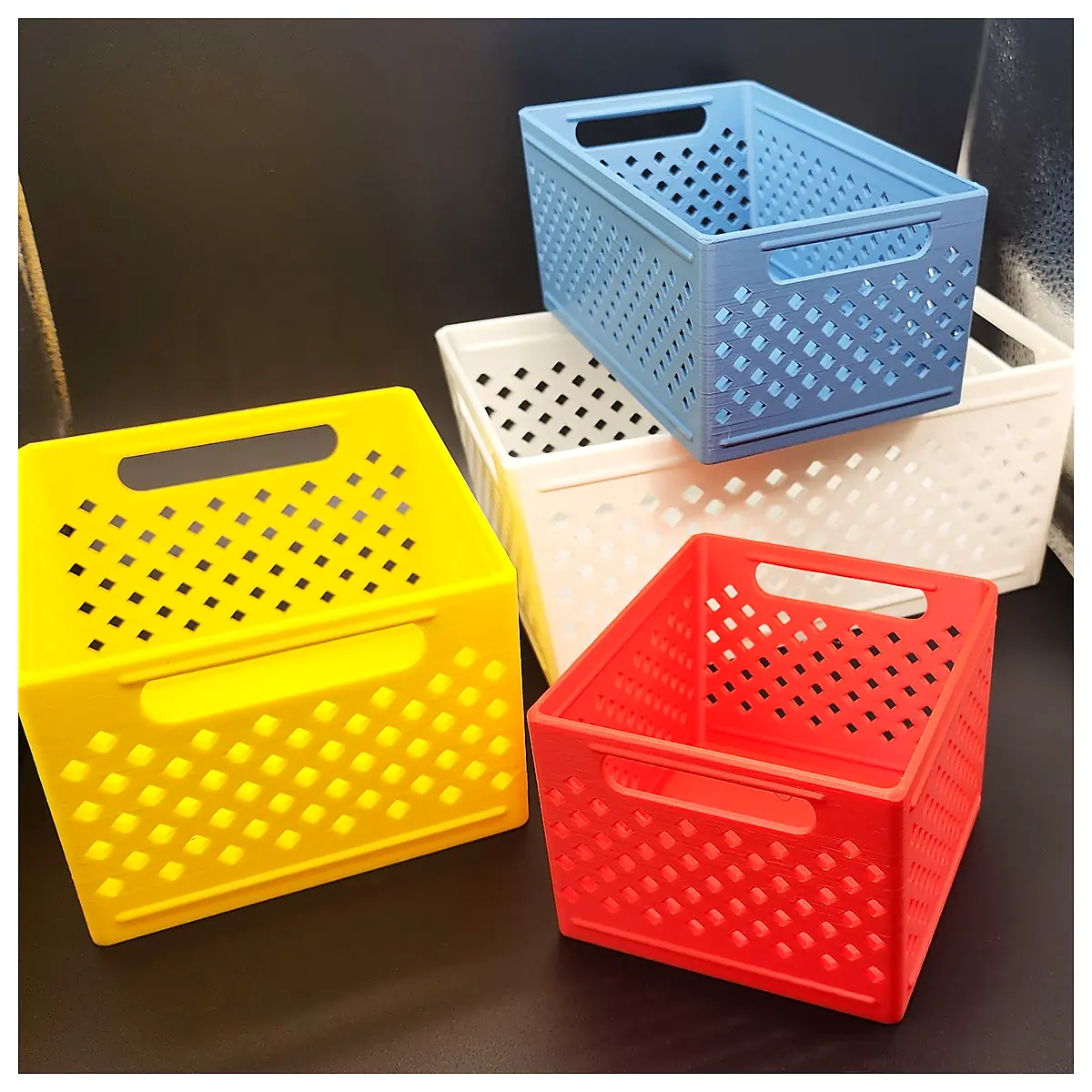 Woven Organizer Baskets with Handles No Supports Storage Bins Utility Baskets Versatile Containers Item Organization