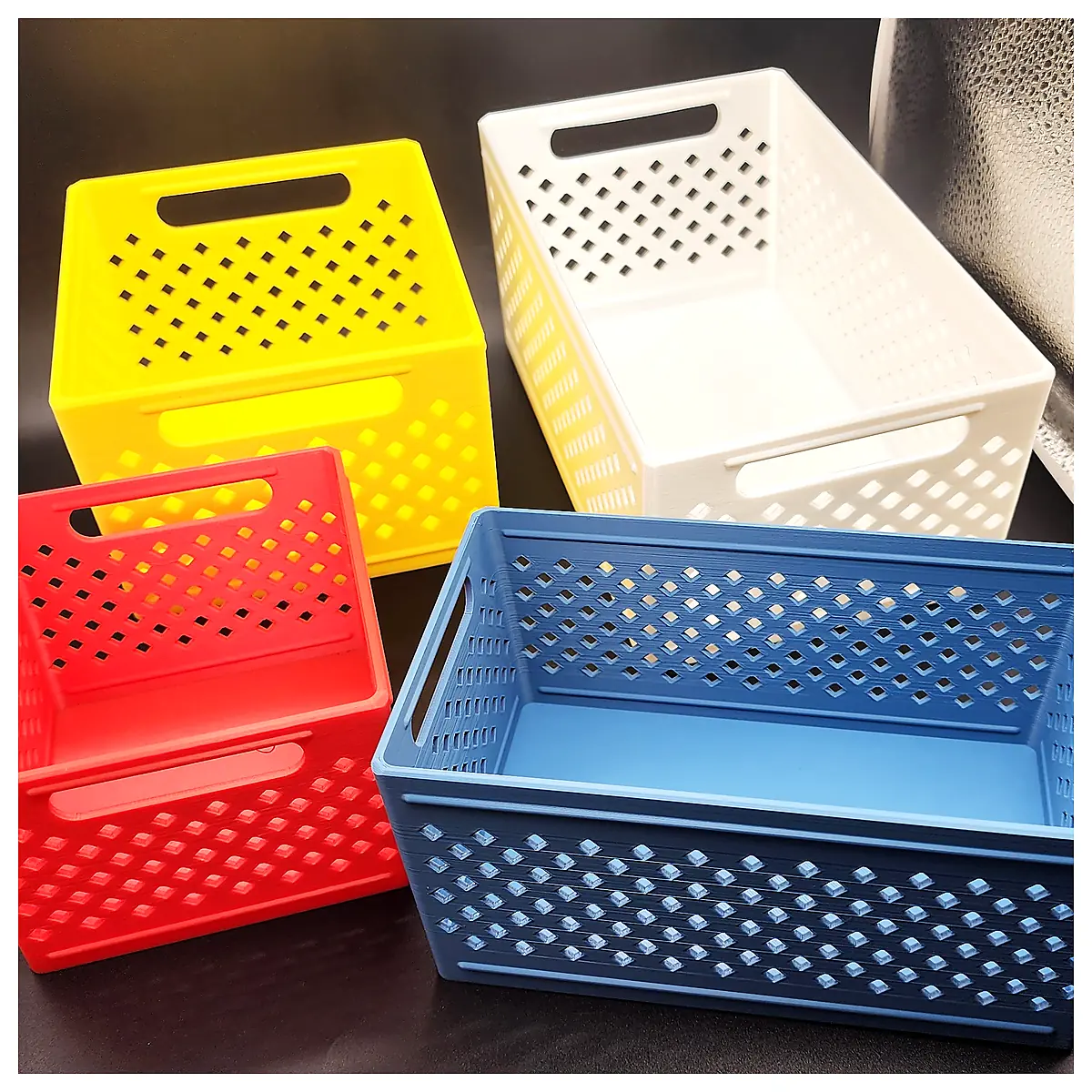 Woven Organizer Baskets with Handles No Supports Storage Bins Utility Baskets Versatile Containers Item Organization