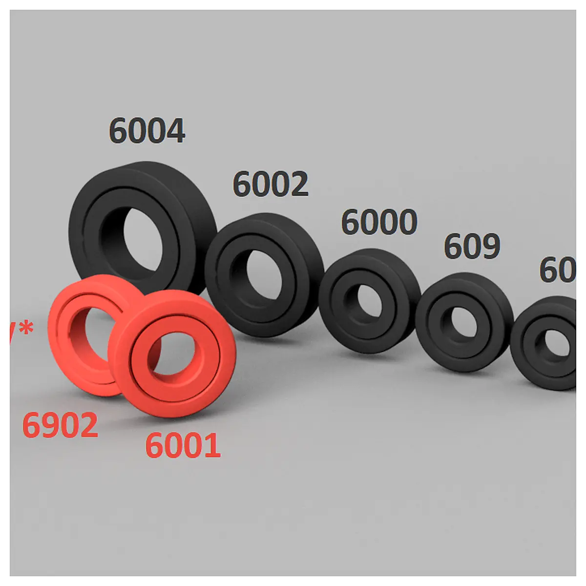 Print in Place Bearings Compatibility Printer Printhead Print Accessories Repair Parts