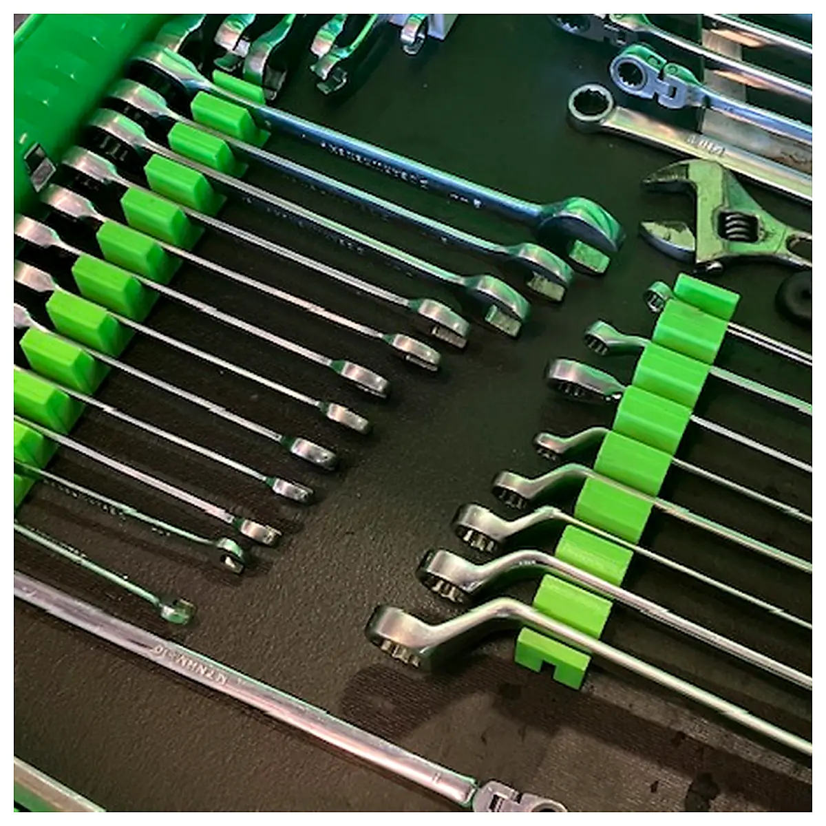 Modular Wrench Holder Tool Organizer Socket Grip Repair Parts Fastening System