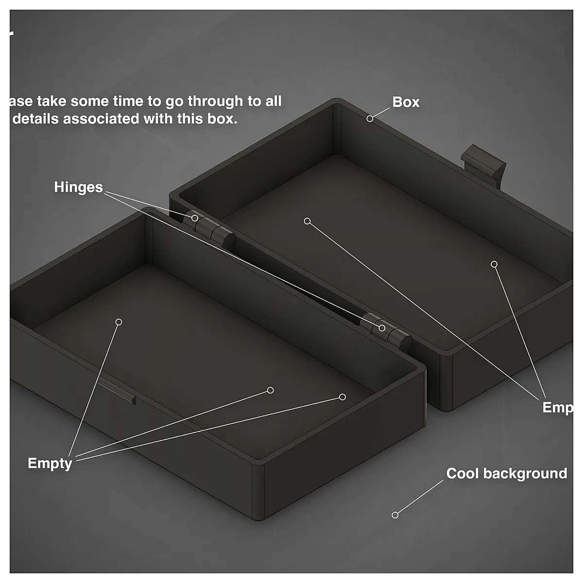 Storage Box Empty Container Versatile Storage Boxes Shipping Box Unboxing Packaging Transport Parts