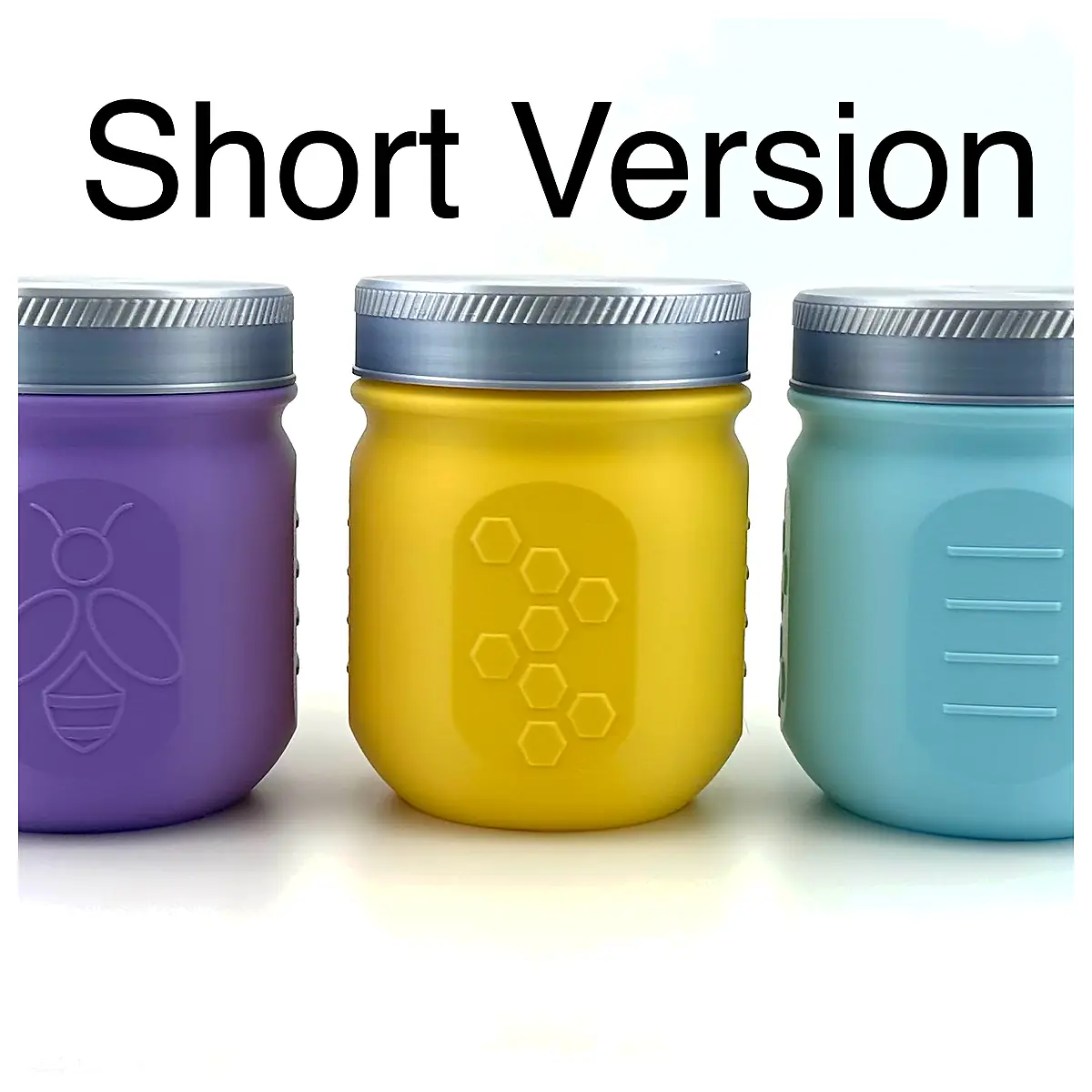 Small Mason Jar Vase with Lid Versatile Decor Home Accent Container for Flowers Plants Universal Vase