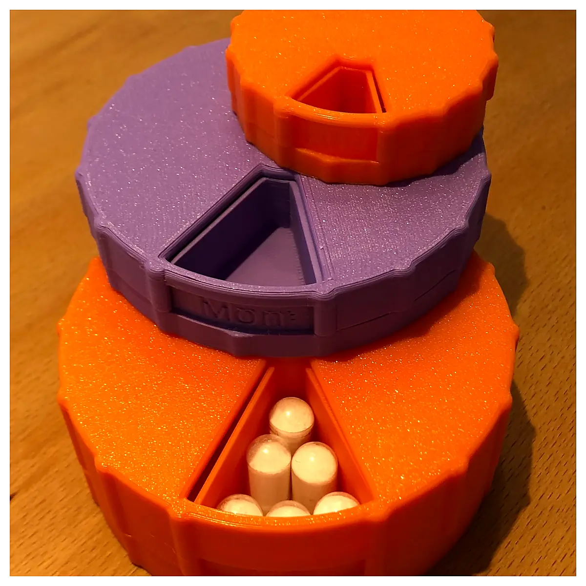 Pill Organizer Weekly Automatic Dispenser Smart Timer Medication Reminders Daily Box