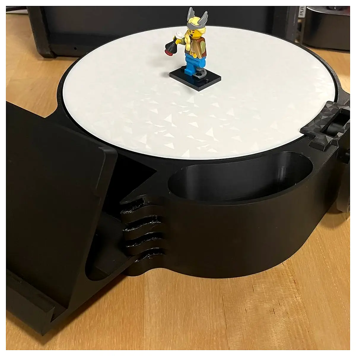 Hand Crank Turntable 3D Scanner Table Rotation Arm Multi Function Stable Parts