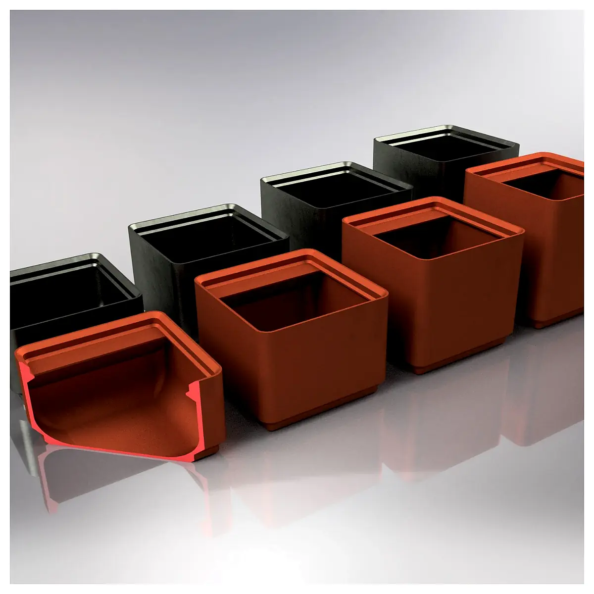 Gridfinity Deep 1x1 Divider Bins Organization System Storage Parts Repair