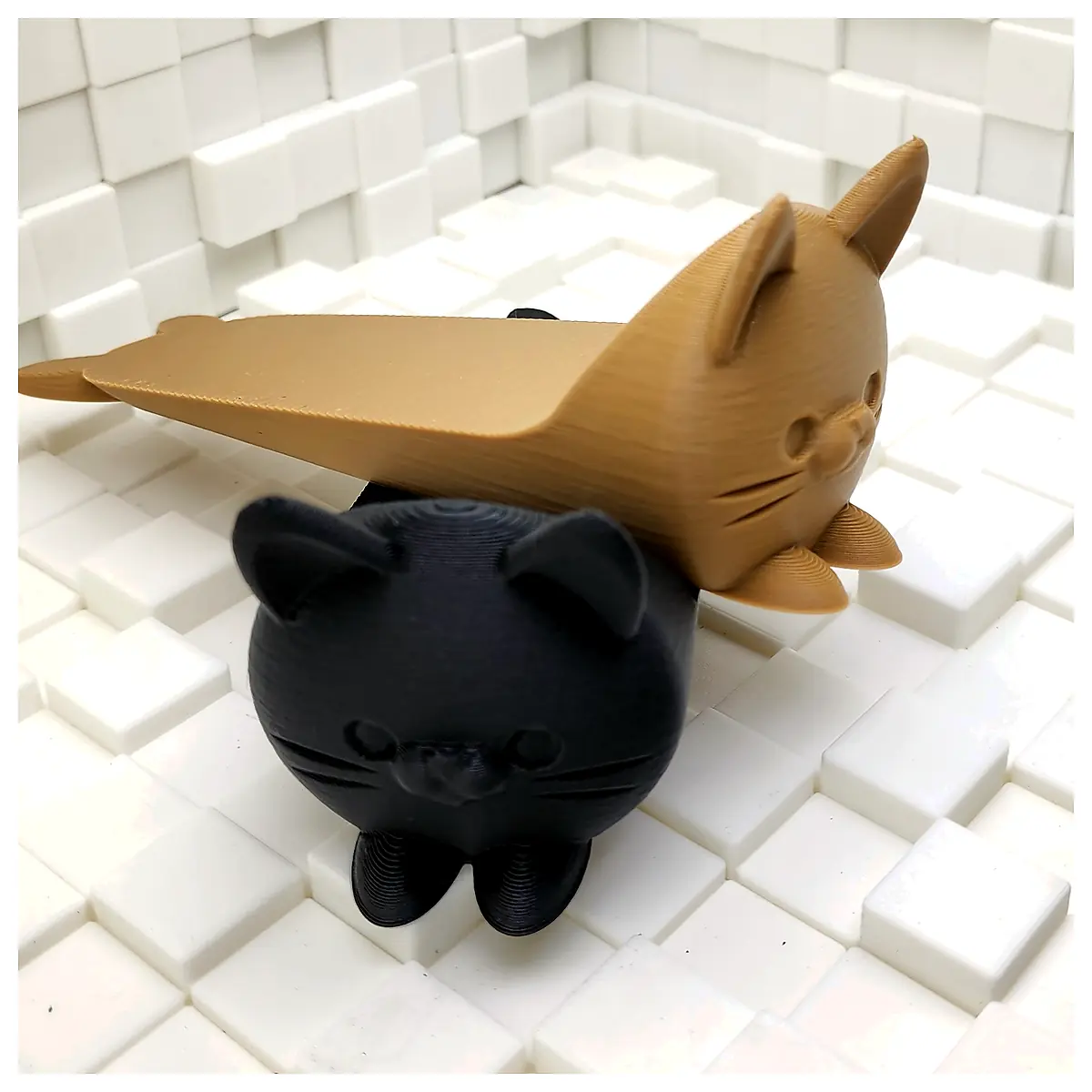 Cat Doorstop No Support Creative Figurine Kitty Decor Pet Stand Creative Gift