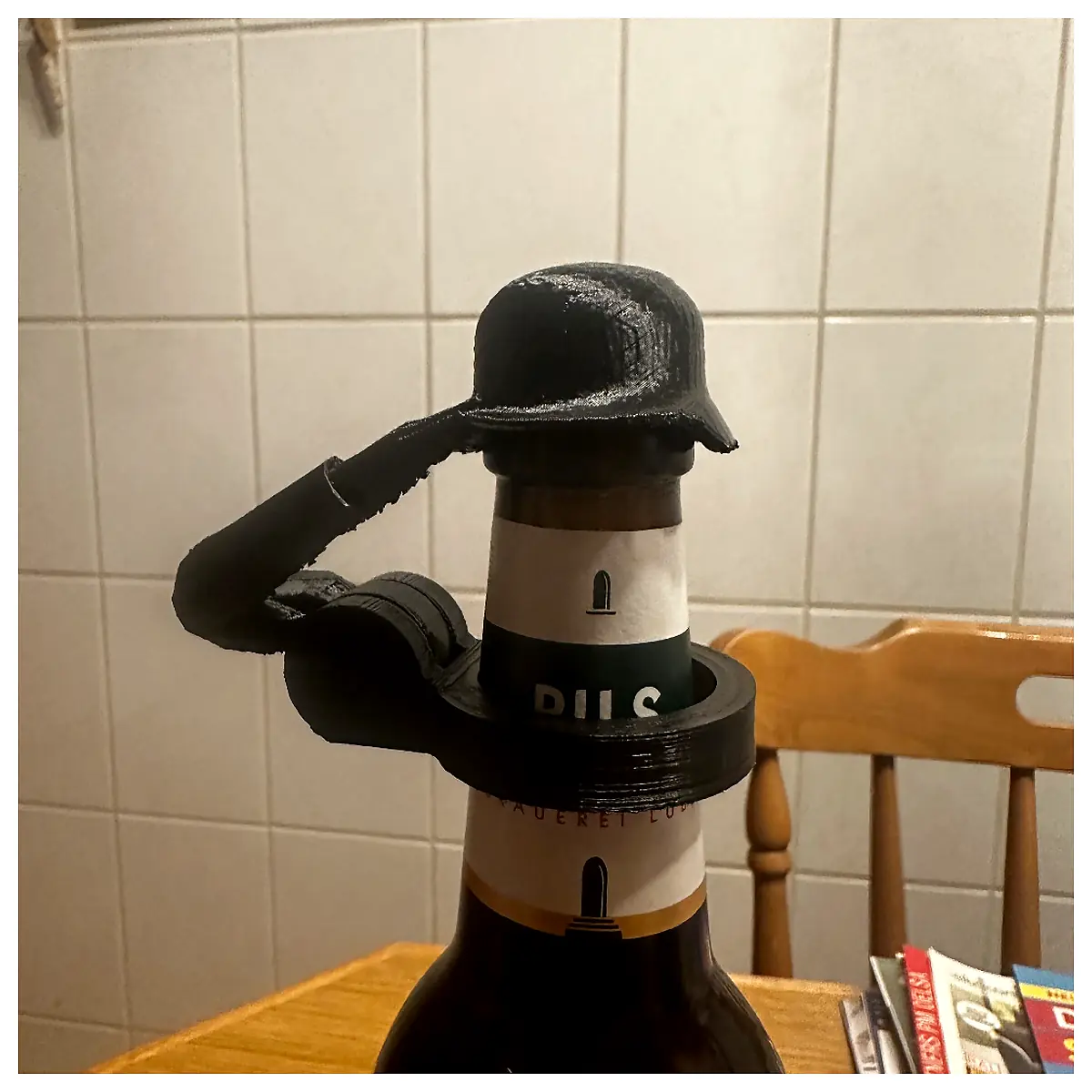 Bottle Helmet Holder Beer Opener Drink Accessory Phone Mount Support Beer Cup Holder Bottle Stand