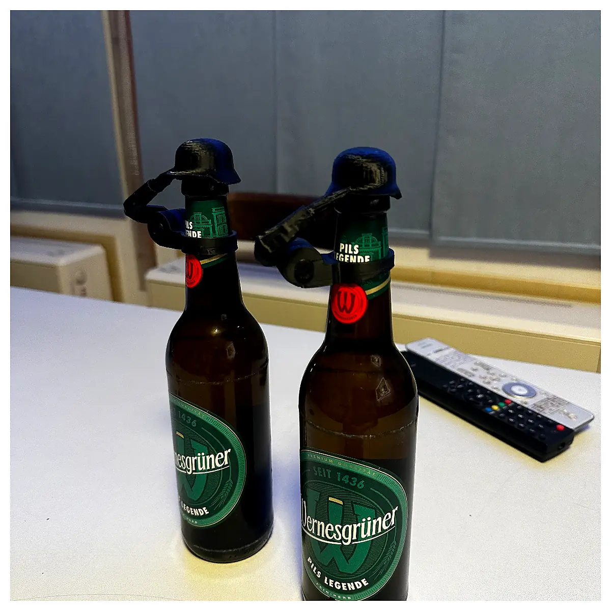 Bottle Helmet Holder Beer Opener Drink Accessory Phone Mount Support Beer Cup Holder Bottle Stand