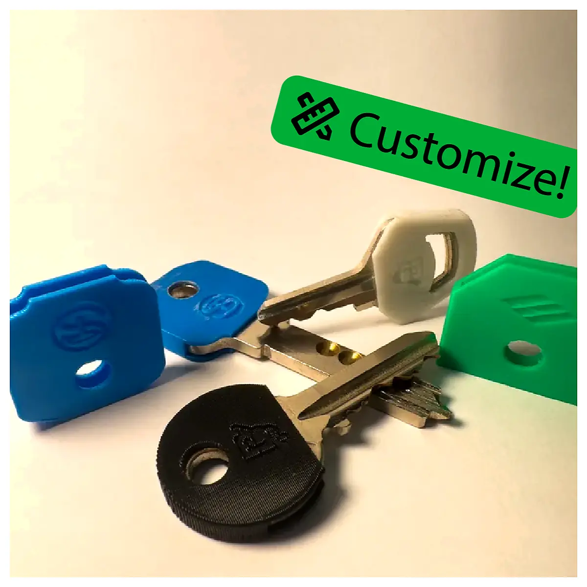 Key Cap Tags Multiple Brands Key Caps Key Rings Replacement Repair Universal