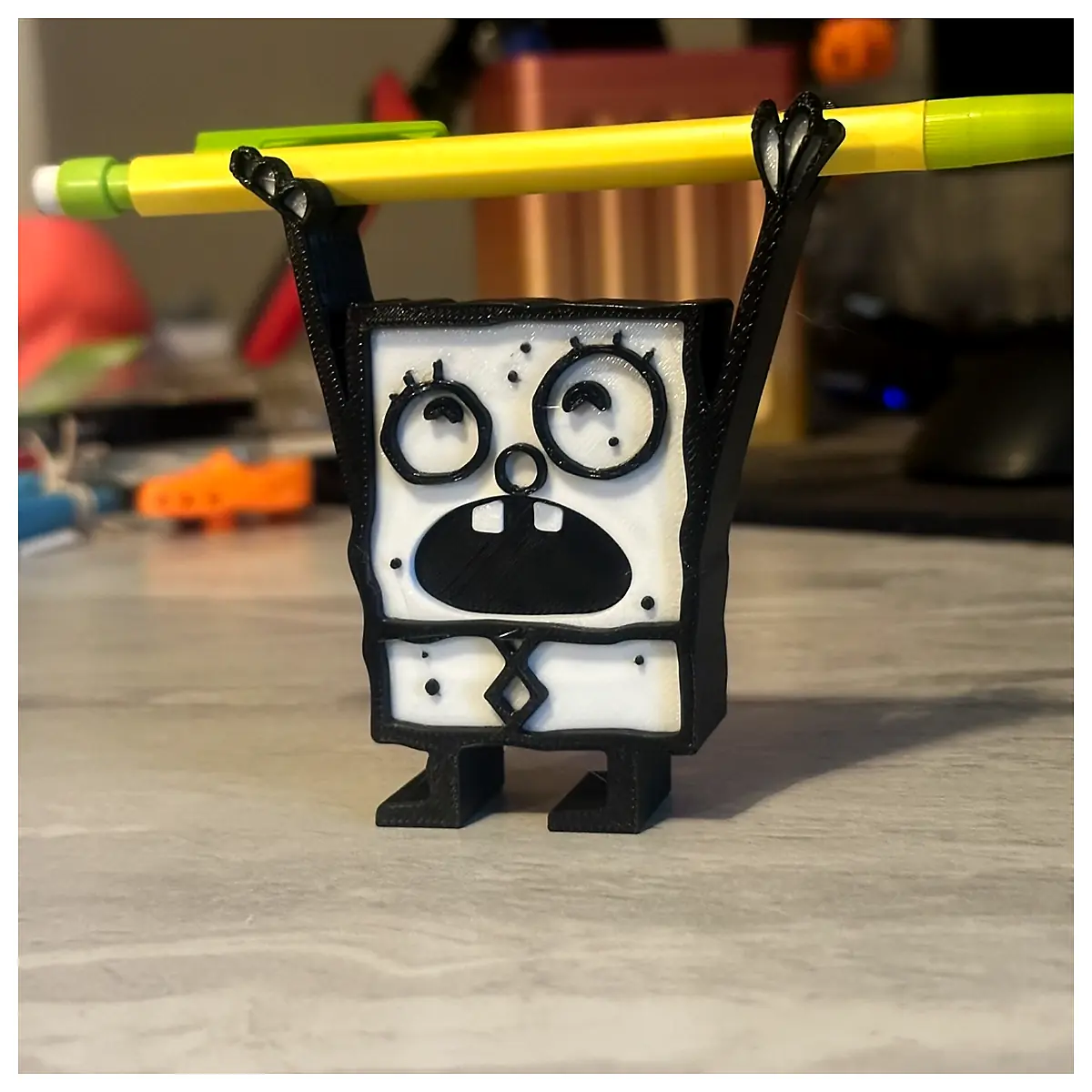 Pen Holder Creative Drawing Office Supplies Multi Function Cute Student Learning Support Accessories