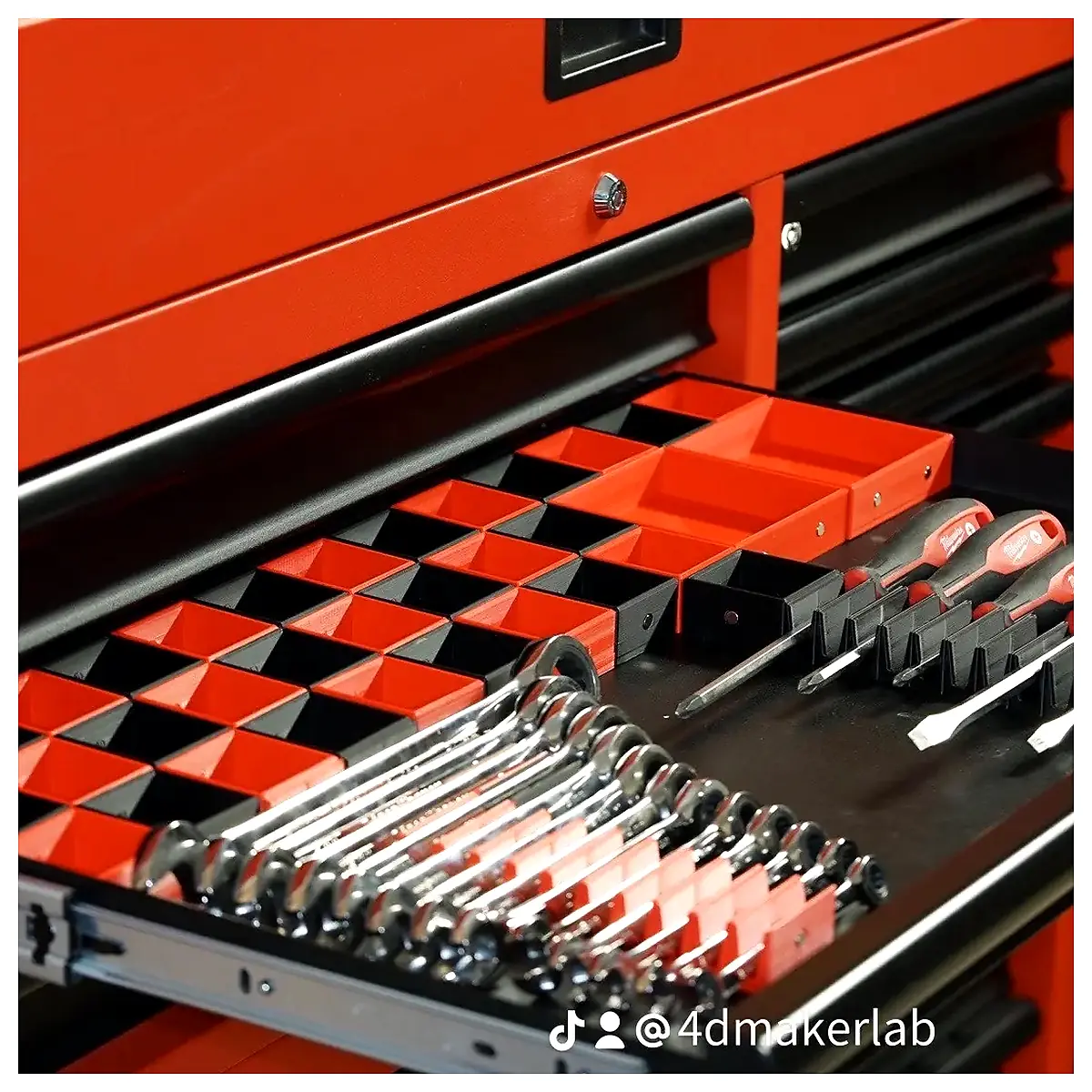 Modular Tool Box Organizer Magnetic Interlocking System Storage Parts Repair Accessories