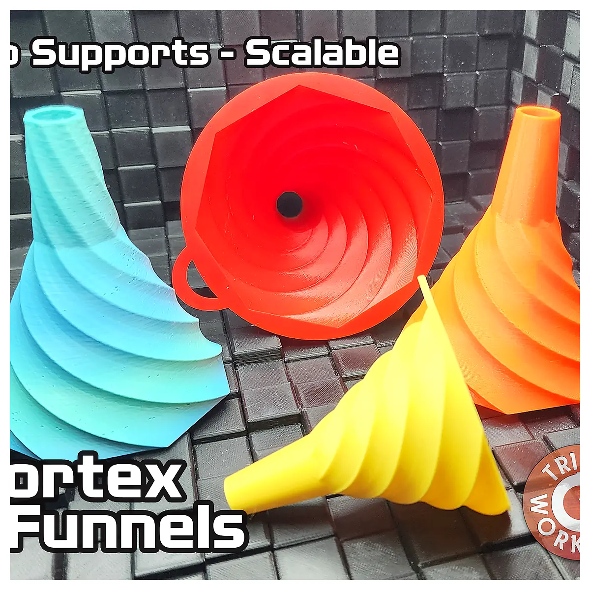 No Support Vortex Funnels Turbine Fan Parts Repair Accessories Universal Replacement
