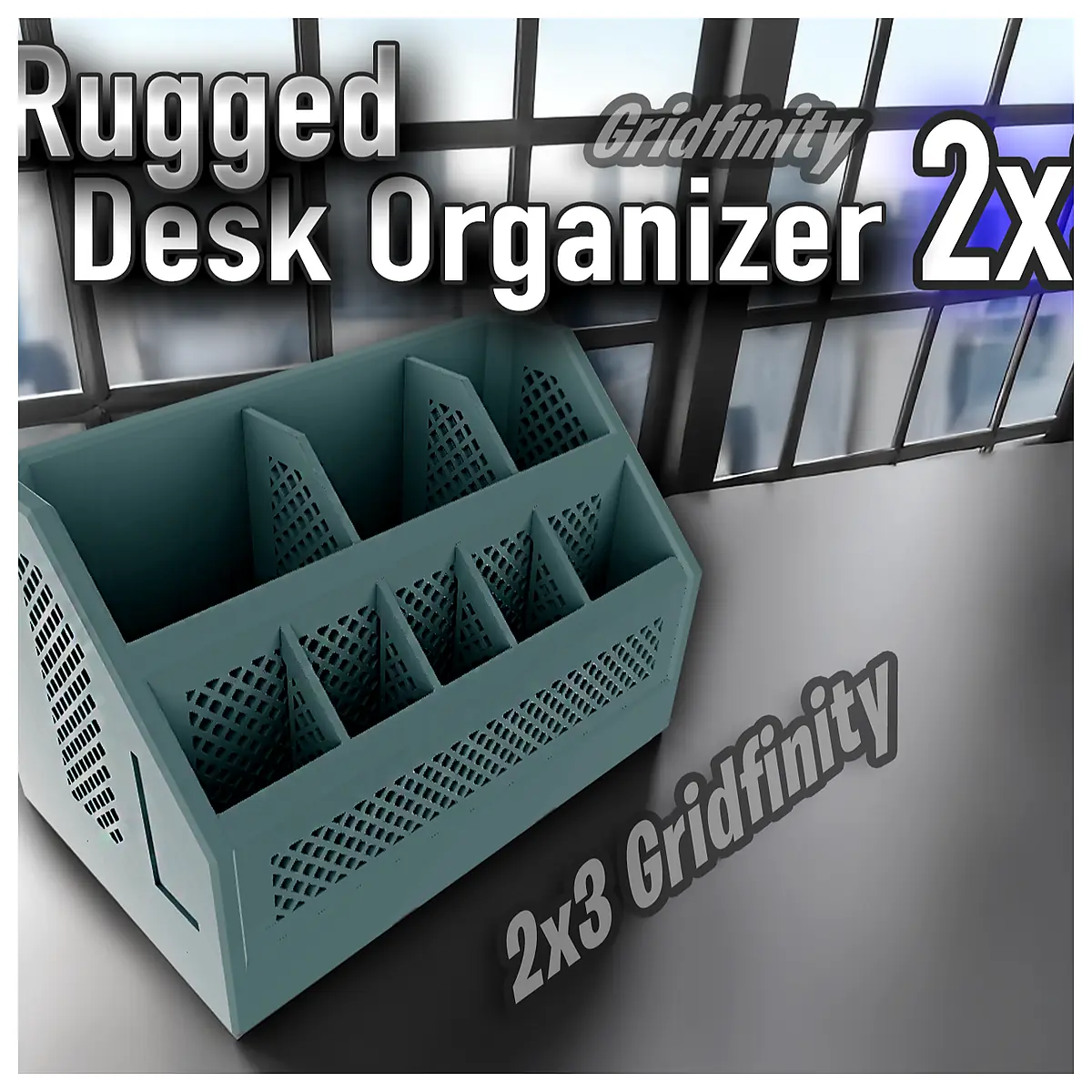 Desktop Organizer Gridfinity 2x3 System Storage Cubes Grid Storage Solutions Tool Box Accessories