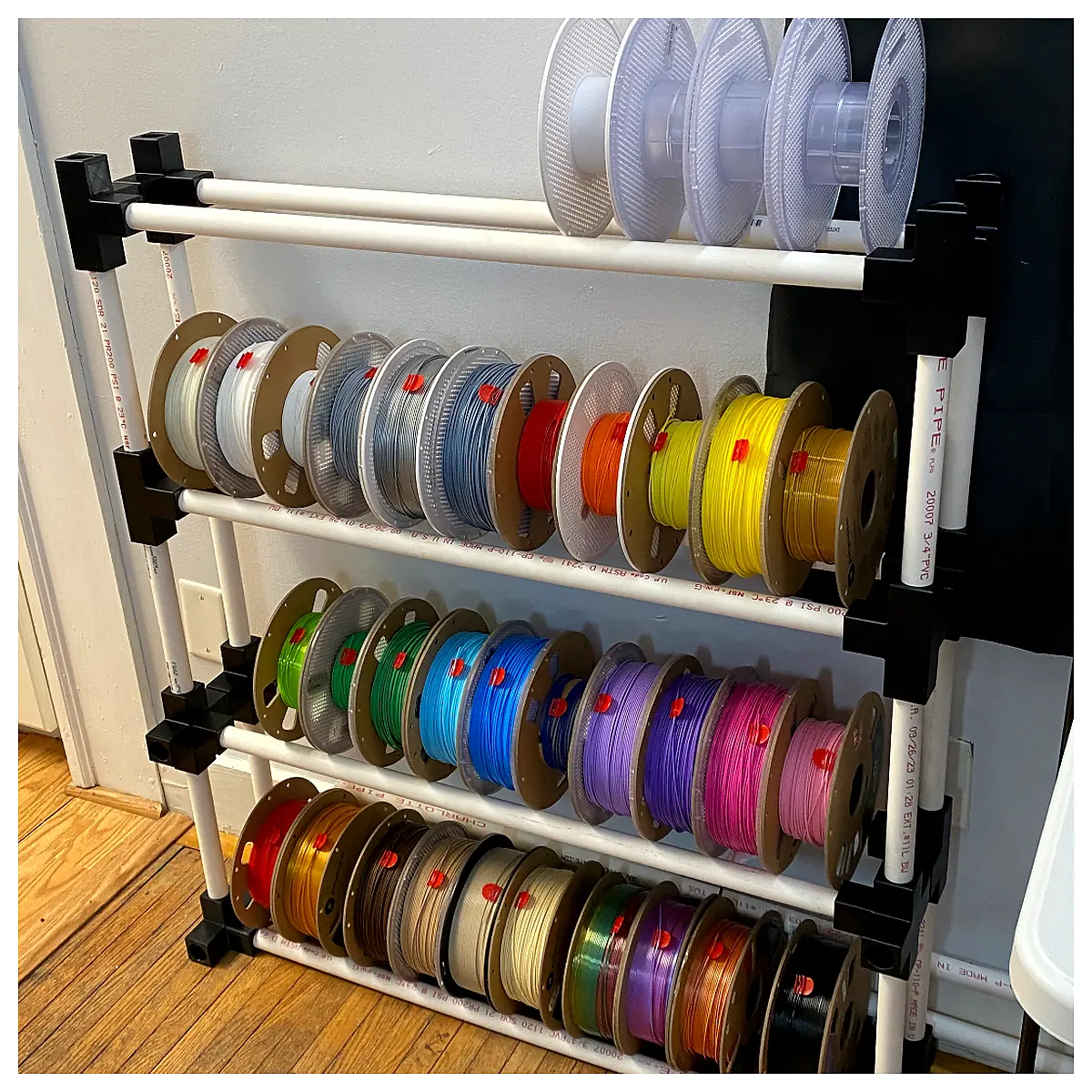 Super Strong Filament Storage System Expandable Storage Organize Endless Space Parts Storage Parts Box