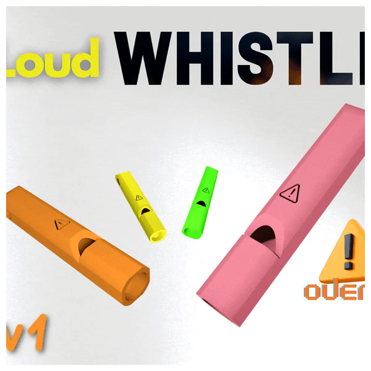 Sound Amplifier Whistle Booster Emergency Signal Alert Device Parts Accessories