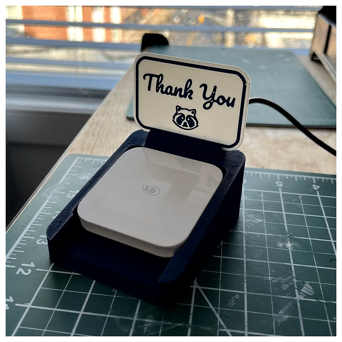 Square Reader Holder with Sign Card Slot Sales Accessories POS Accessories Payment Terminal Accessories Cash Register Accessories Essential for Small
