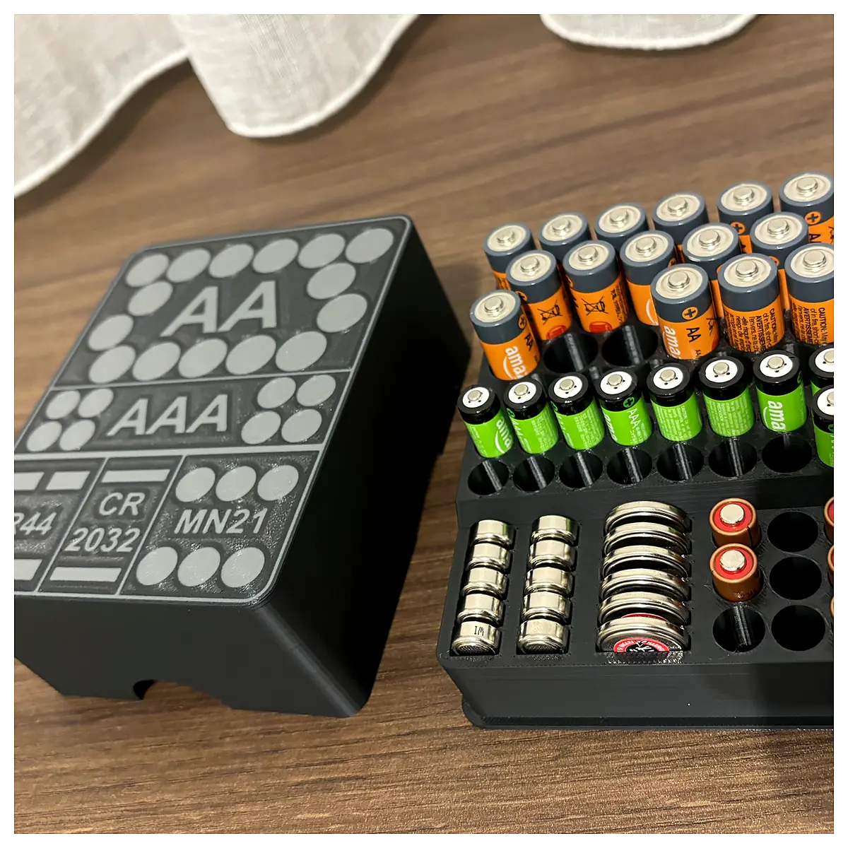Battery Holder Box Organizer Battery Storage Case Electronic Parts Protection Accessories Multi Functional Charger Case
