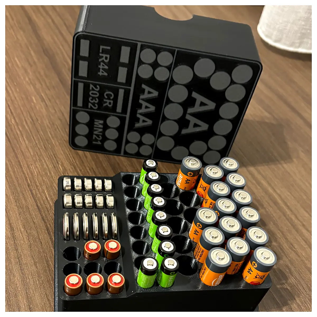 Battery Holder Box Organizer Battery Storage Case Electronic Parts Protection Accessories Multi Functional Charger Case