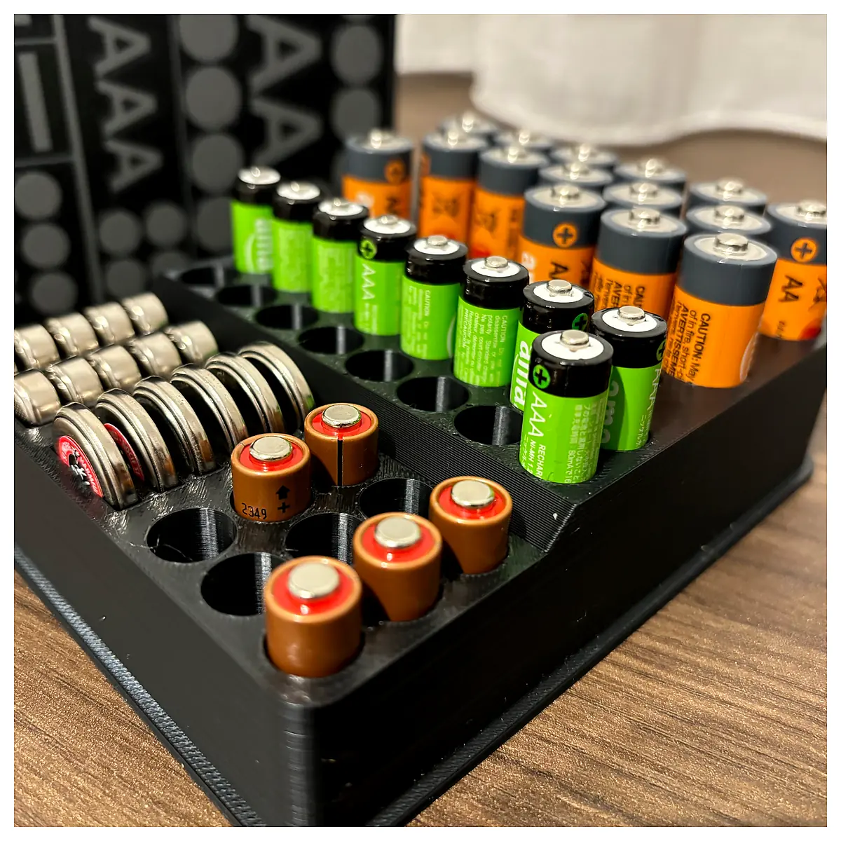 Battery Holder Box Organizer Battery Storage Case Electronic Parts Protection Accessories Multi Functional Charger Case