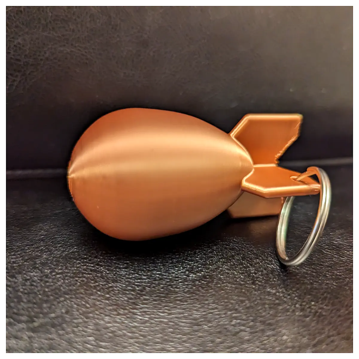 Flying Blimp or Flying Bomb Keychain Collectible Military Gift Memorabilia